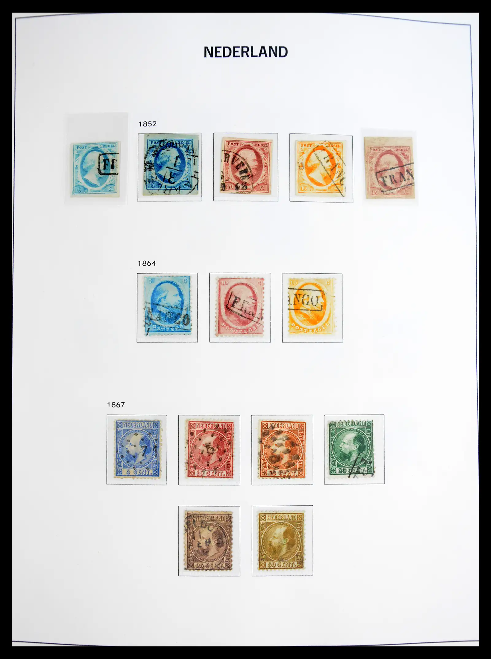 40856 0001 - Stamp collection 40856 Netherlands complete 1852-1967.