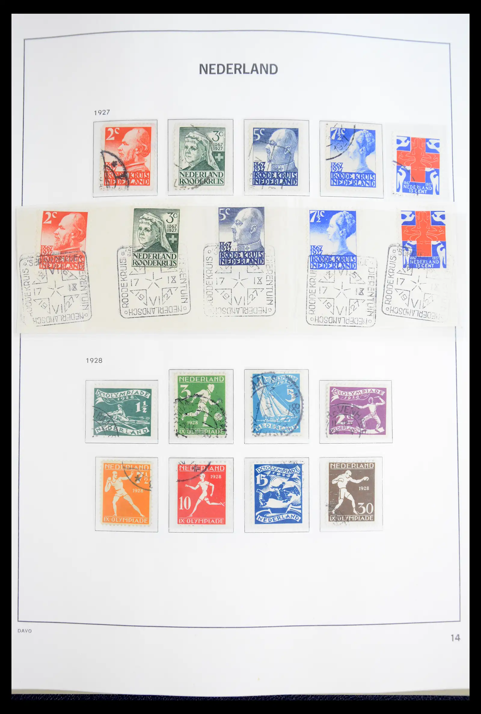 40856 0014 - Stamp collection 40856 Netherlands complete 1852-1967.