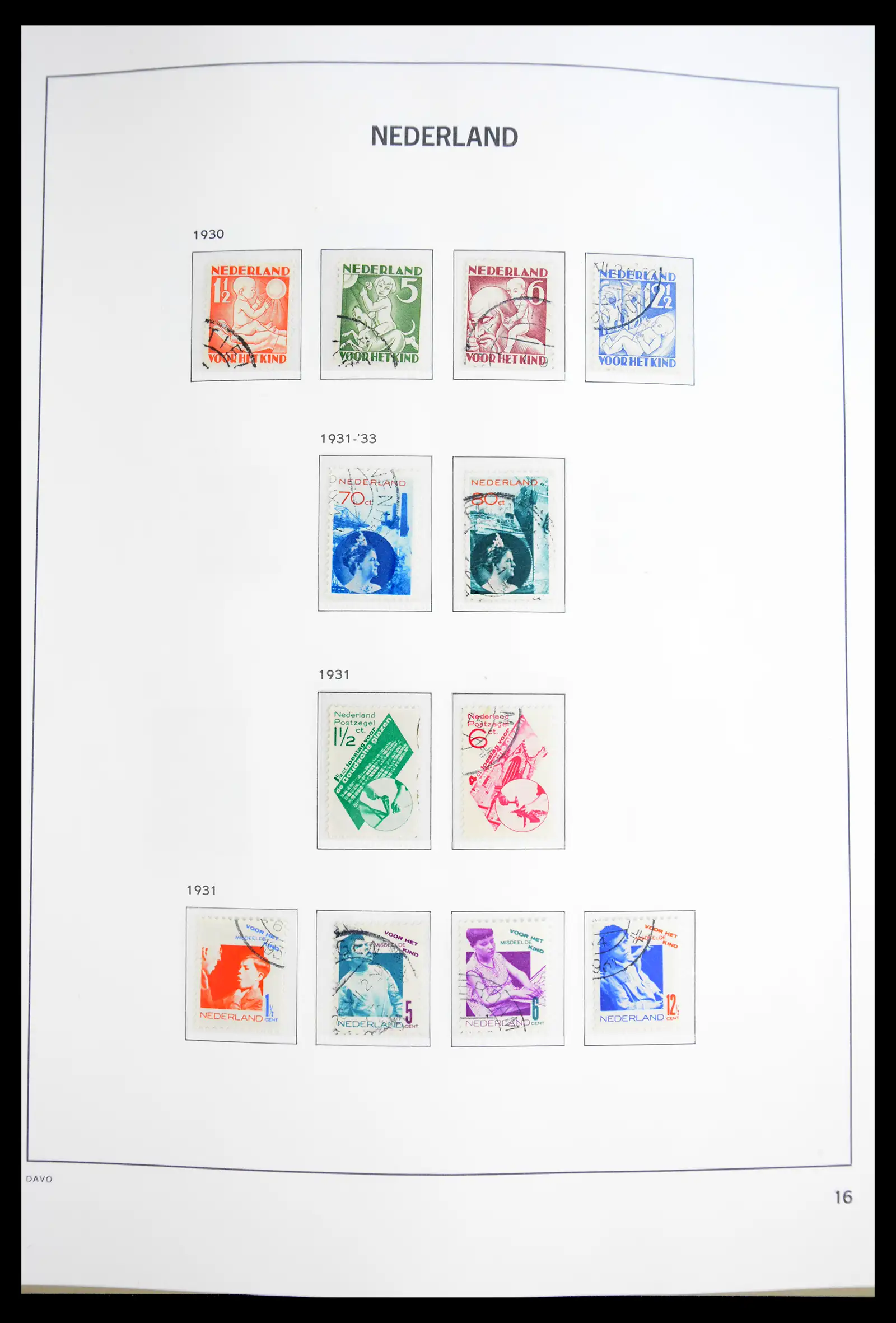 40856 0016 - Stamp collection 40856 Netherlands complete 1852-1967.