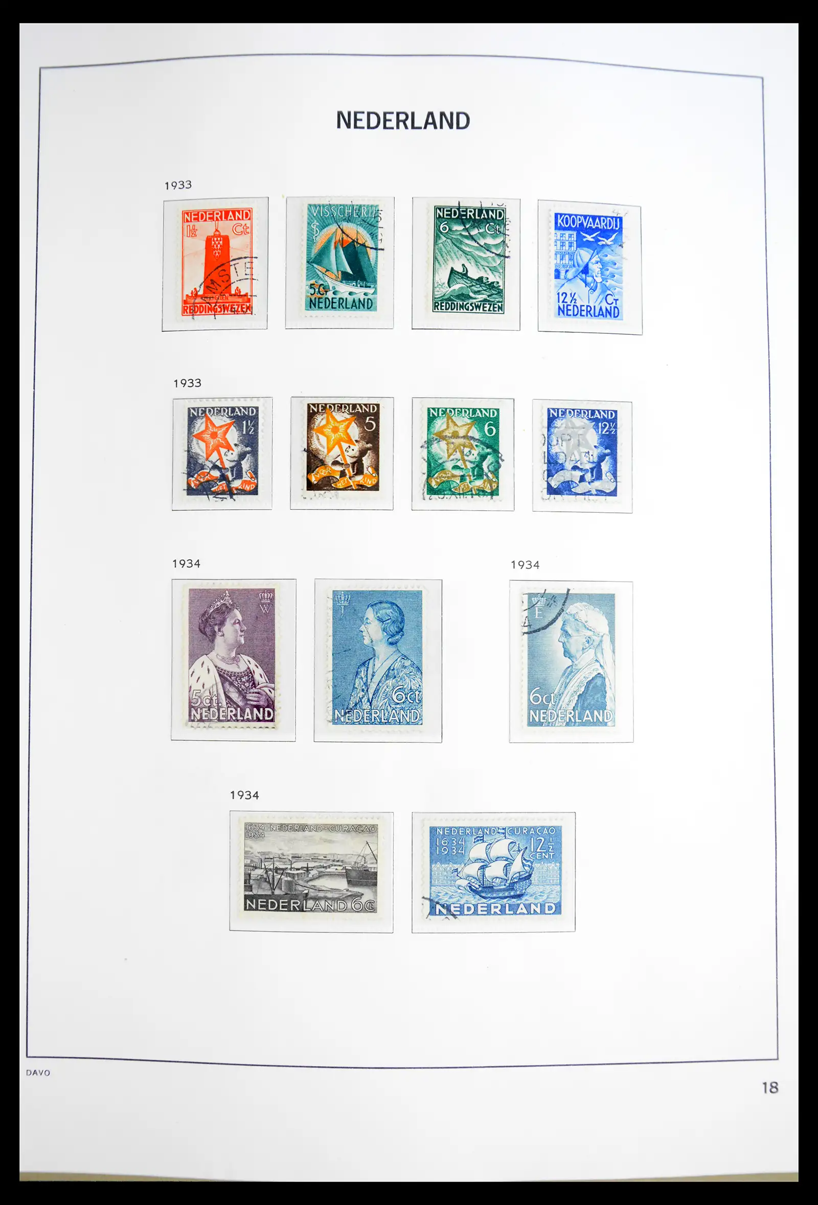 40856 0018 - Stamp collection 40856 Netherlands complete 1852-1967.