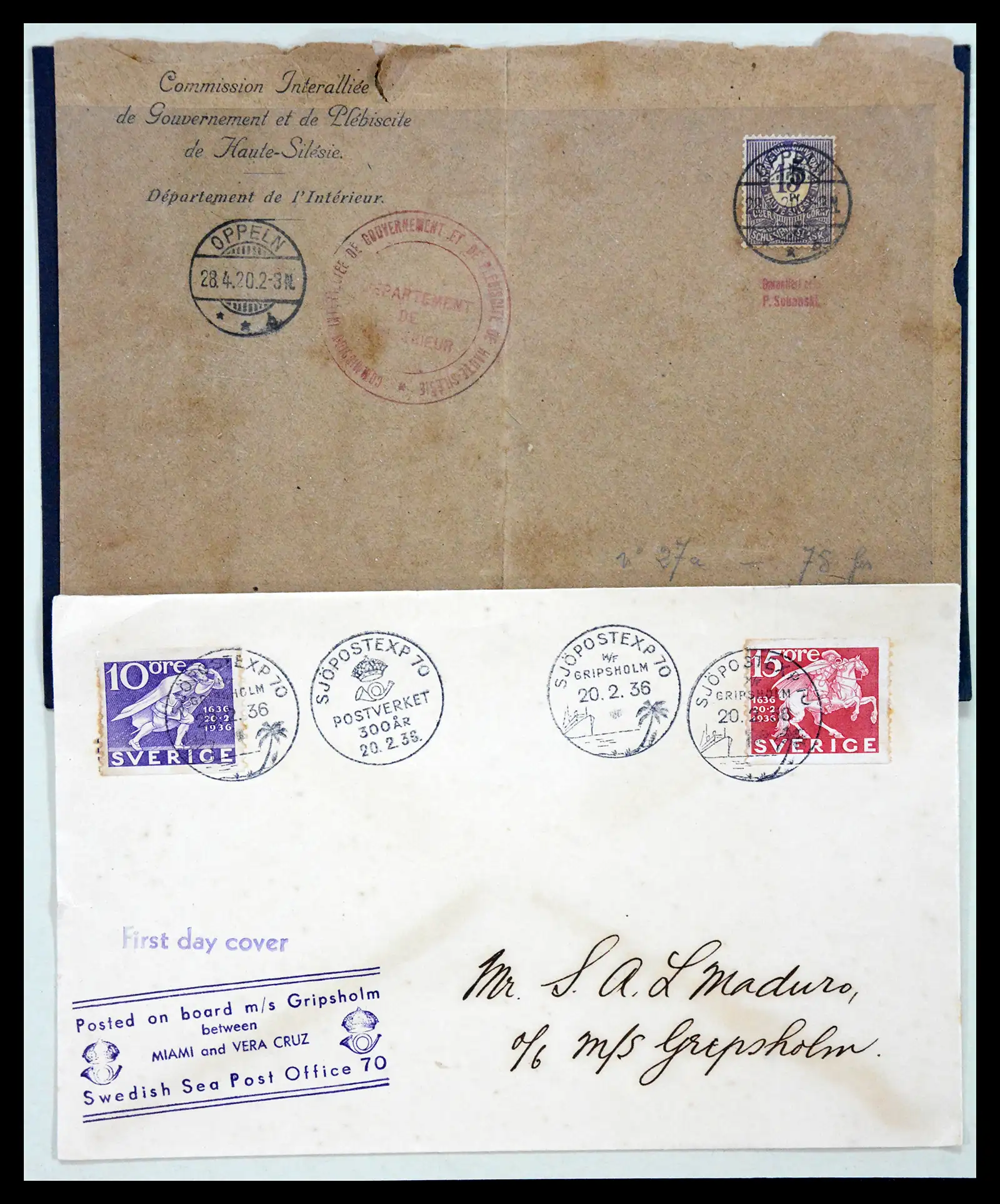 40859 0001 - Stamp collection 40859 Germany covers 1890-1960.