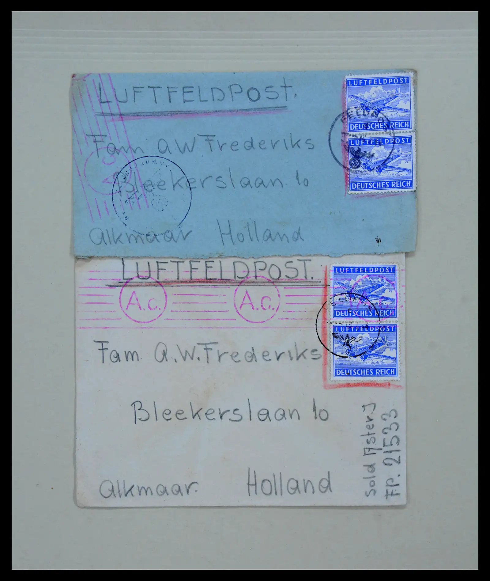 40859 0002 - Stamp collection 40859 Germany covers 1890-1960.
