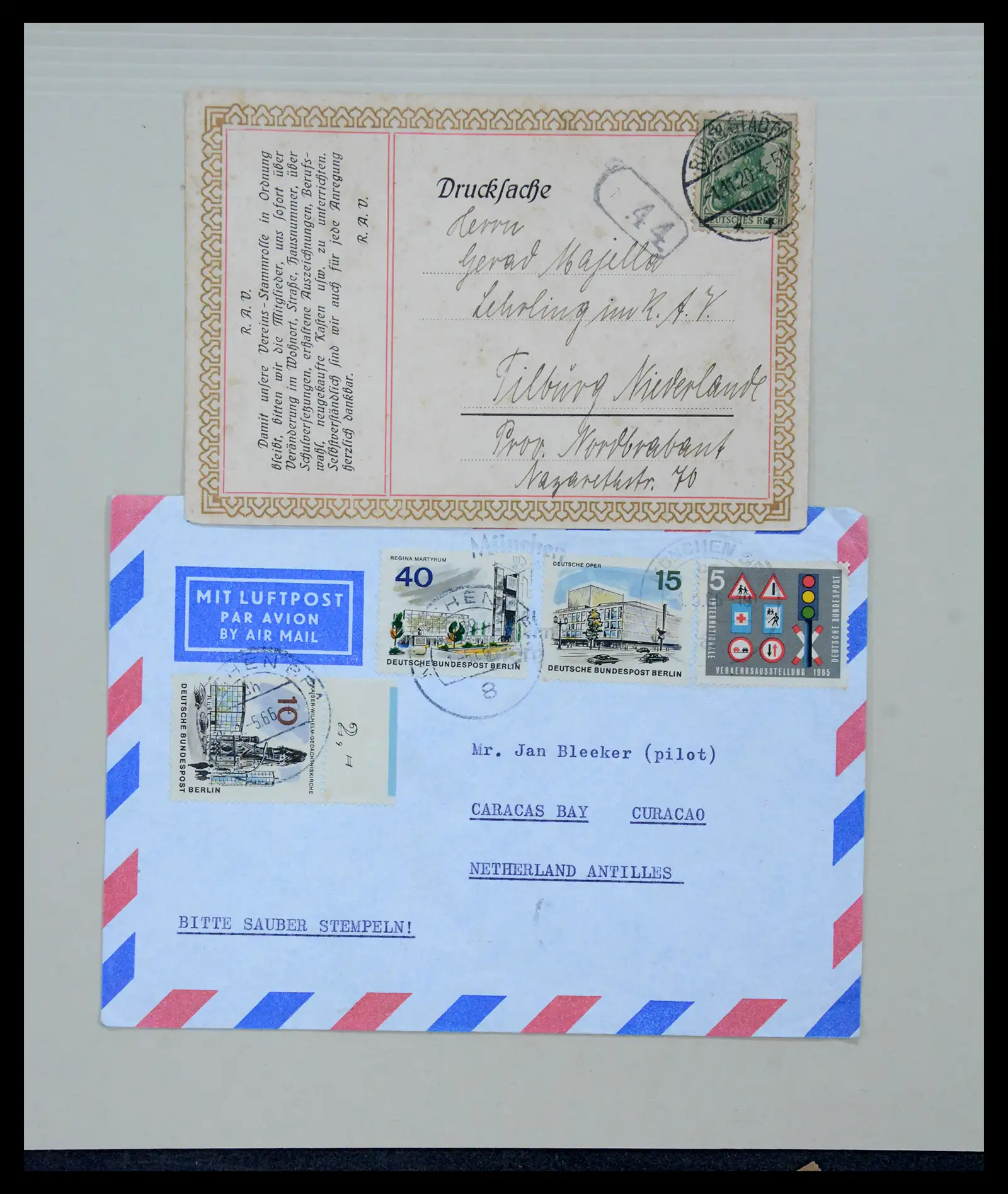 40859 0005 - Stamp collection 40859 Germany covers 1890-1960.
