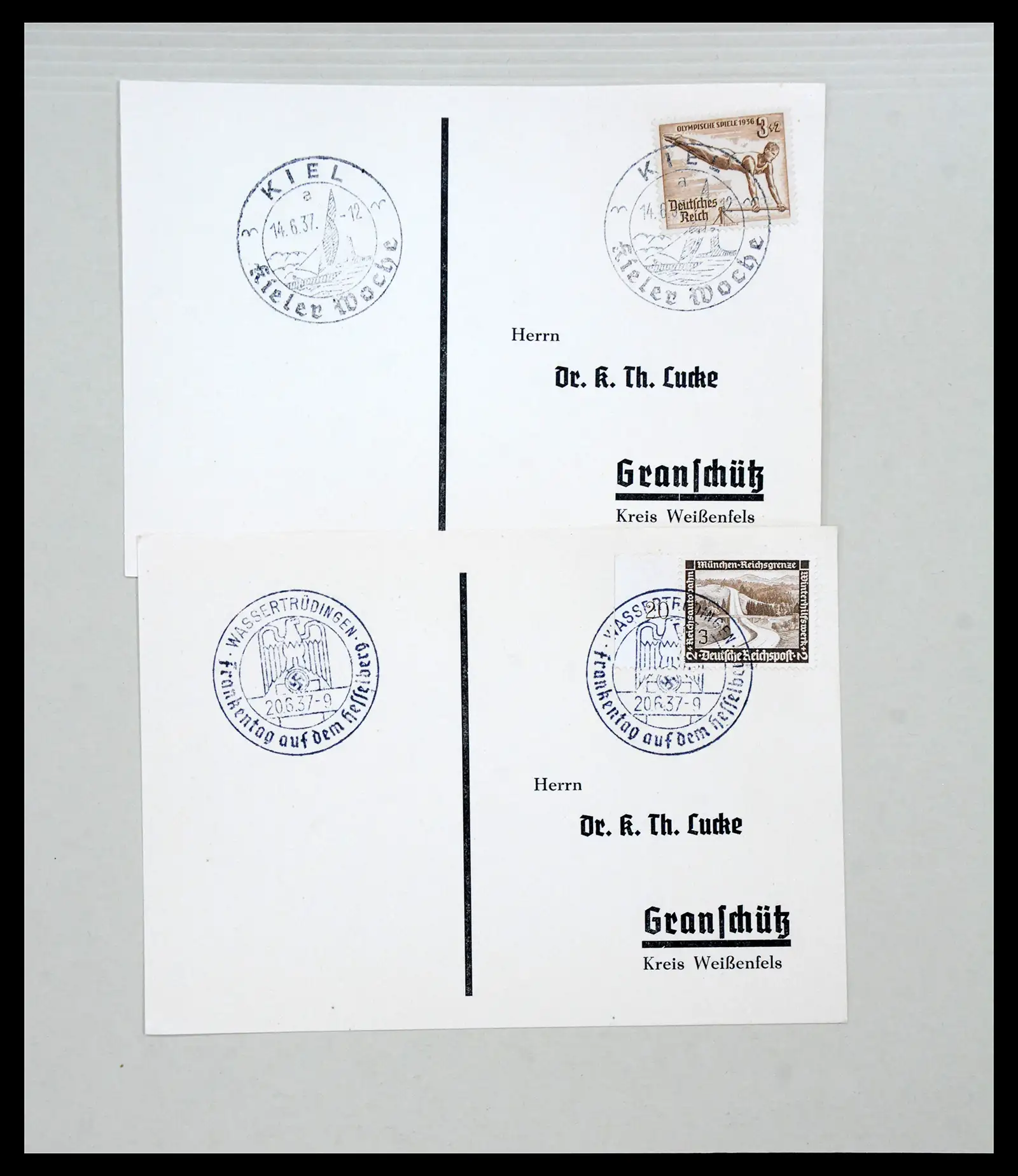 40859 0008 - Stamp collection 40859 Germany covers 1890-1960.