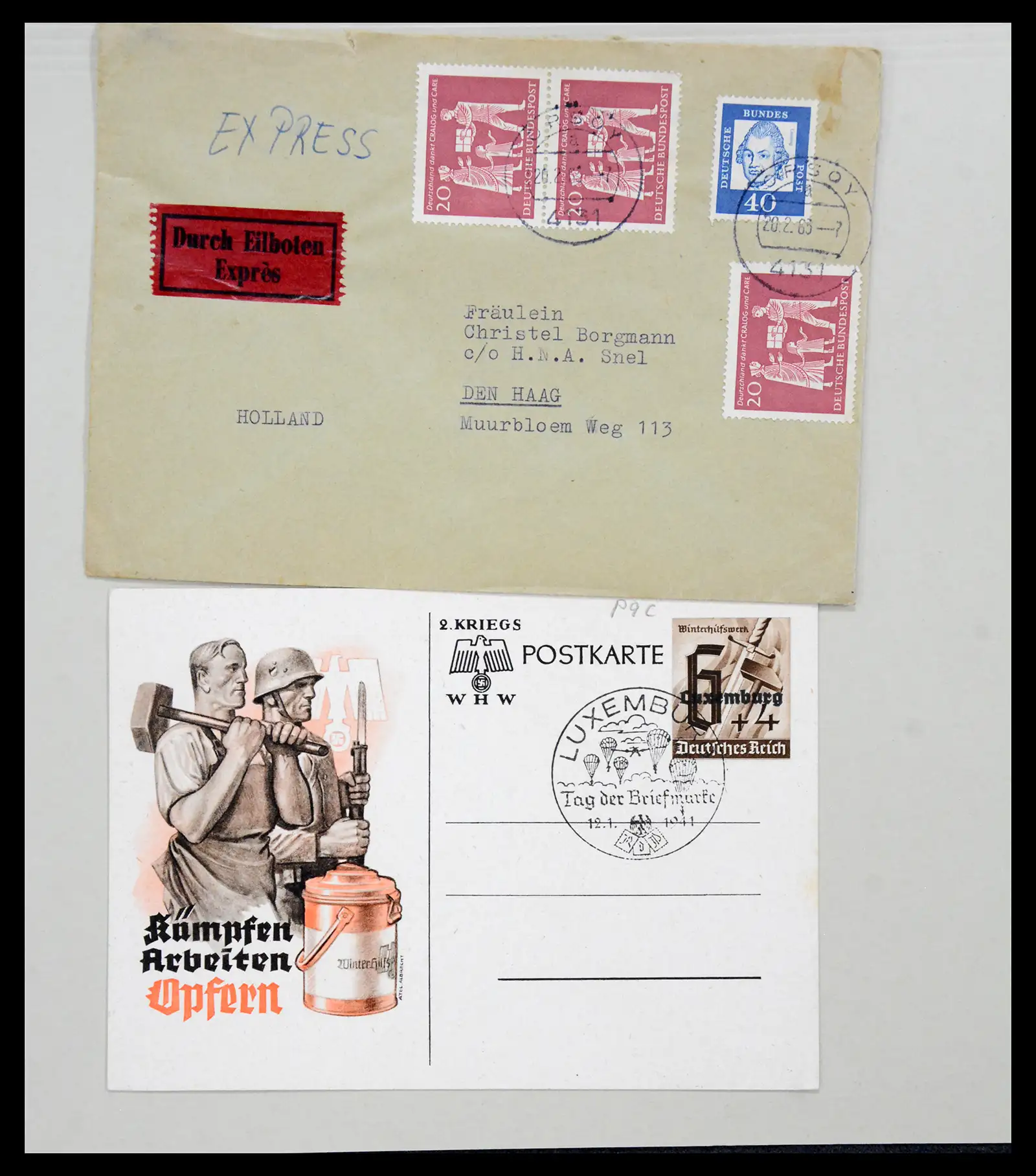 40859 0018 - Stamp collection 40859 Germany covers 1890-1960.