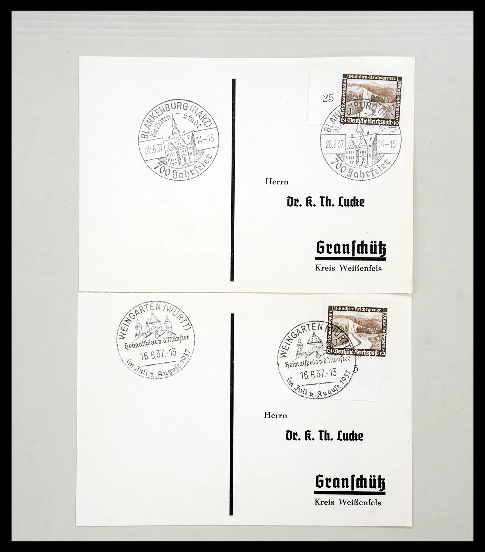 40859 0038 - Stamp collection 40859 Germany covers 1890-1960.