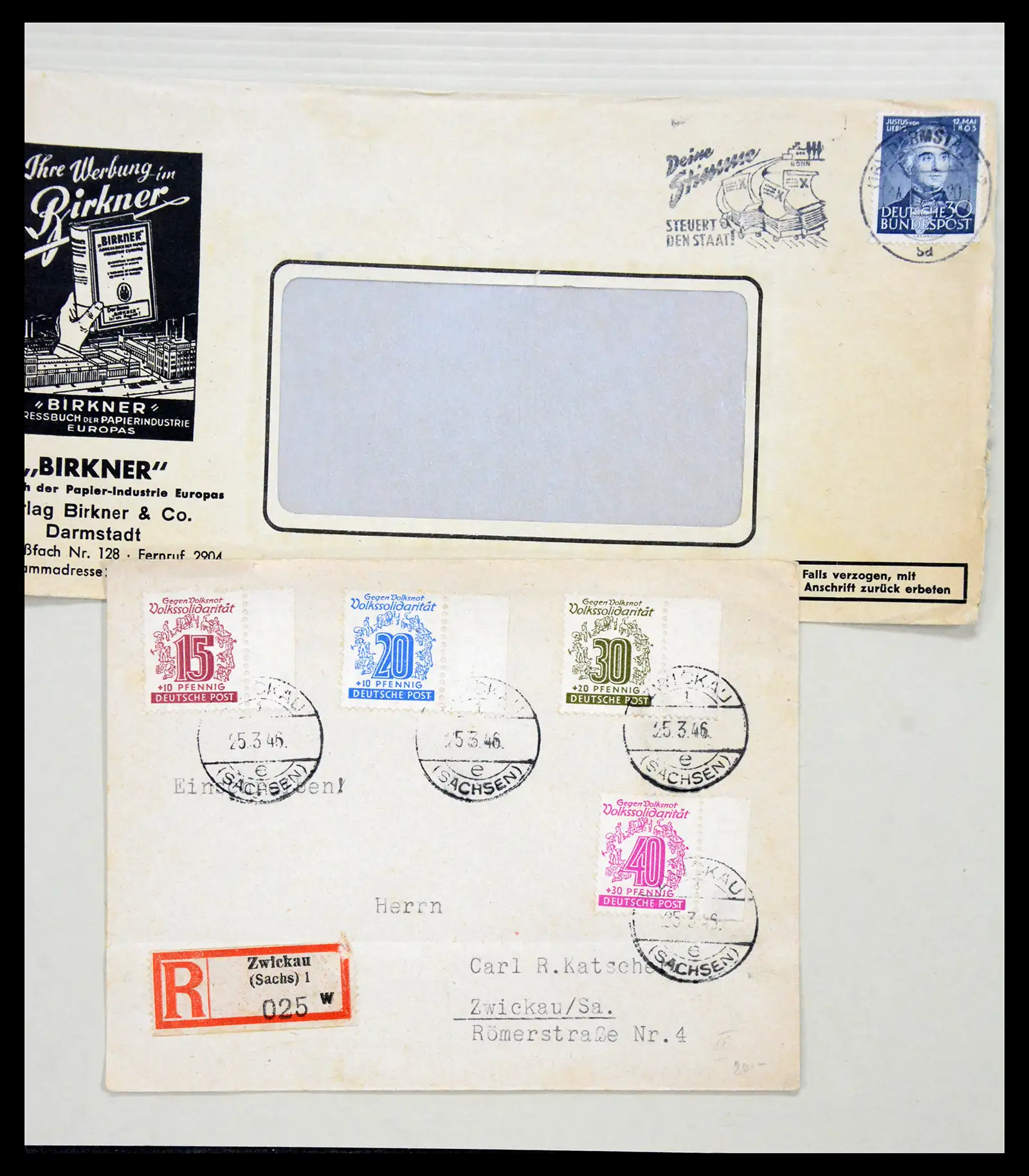 40859 0042 - Stamp collection 40859 Germany covers 1890-1960.
