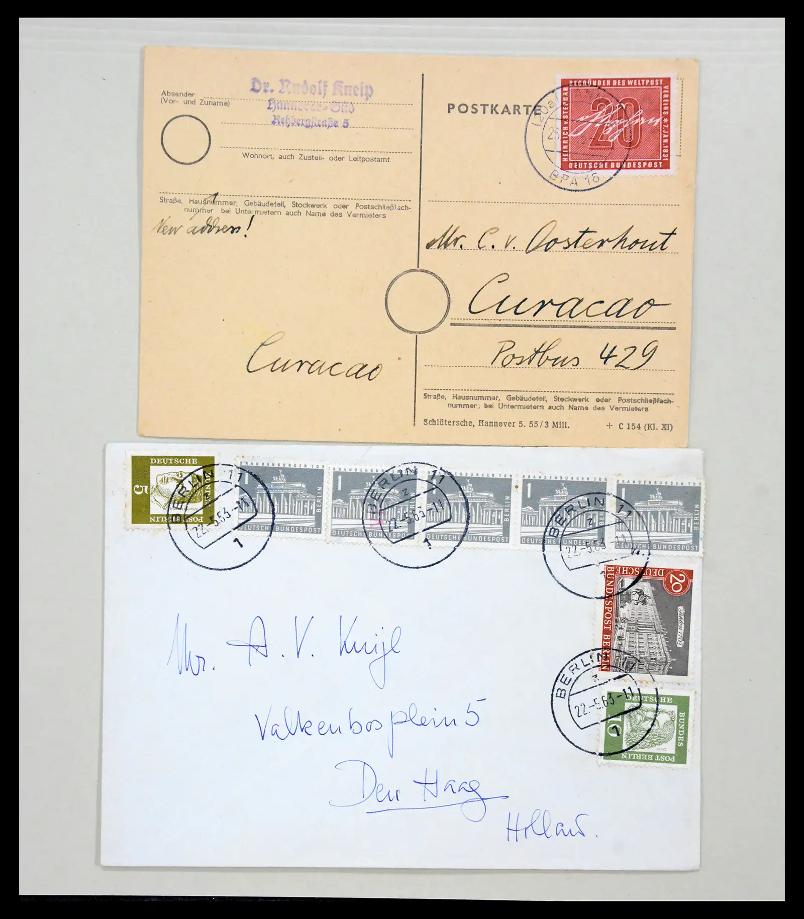 40859 0043 - Stamp collection 40859 Germany covers 1890-1960.
