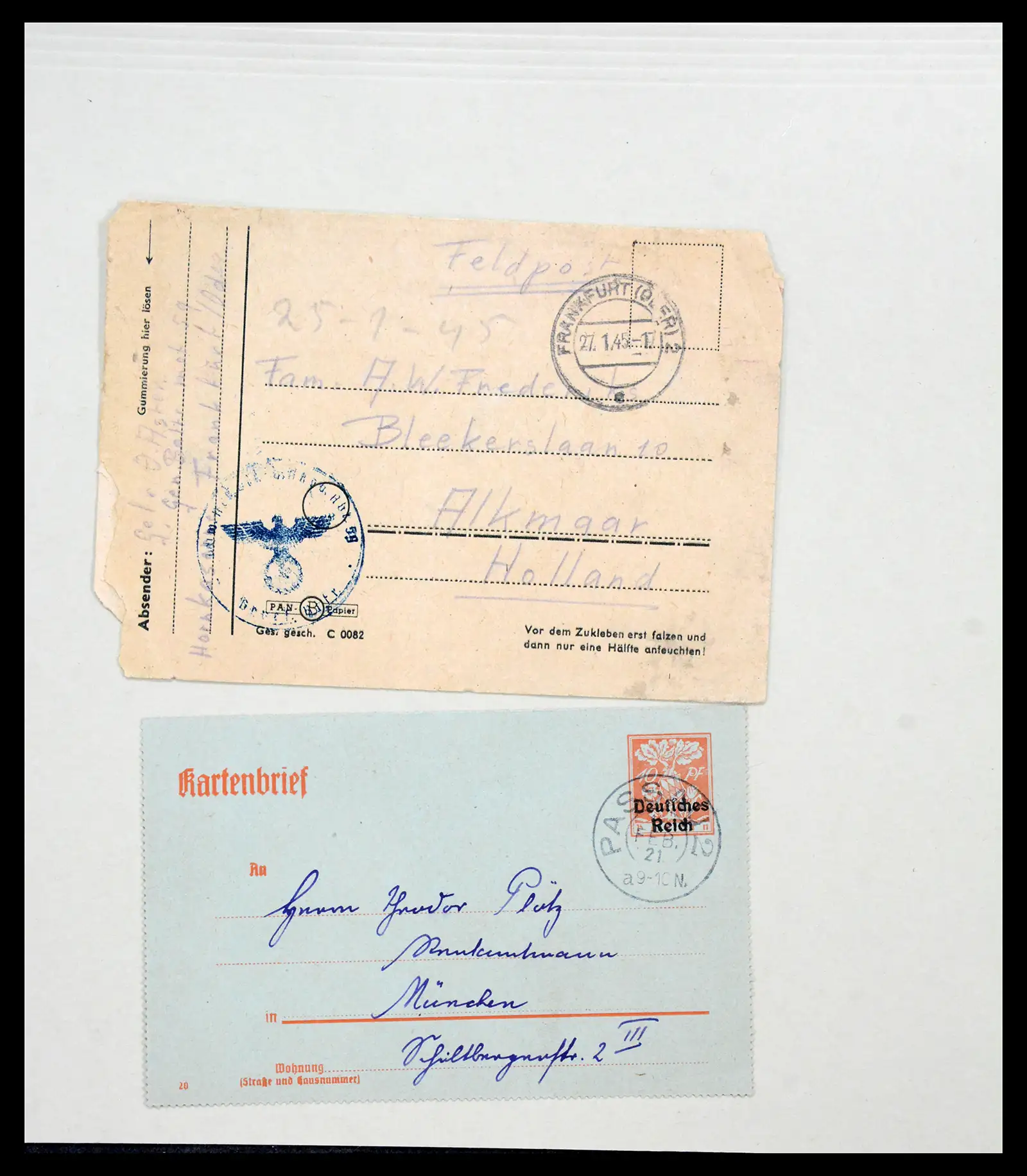 40859 0049 - Stamp collection 40859 Germany covers 1890-1960.