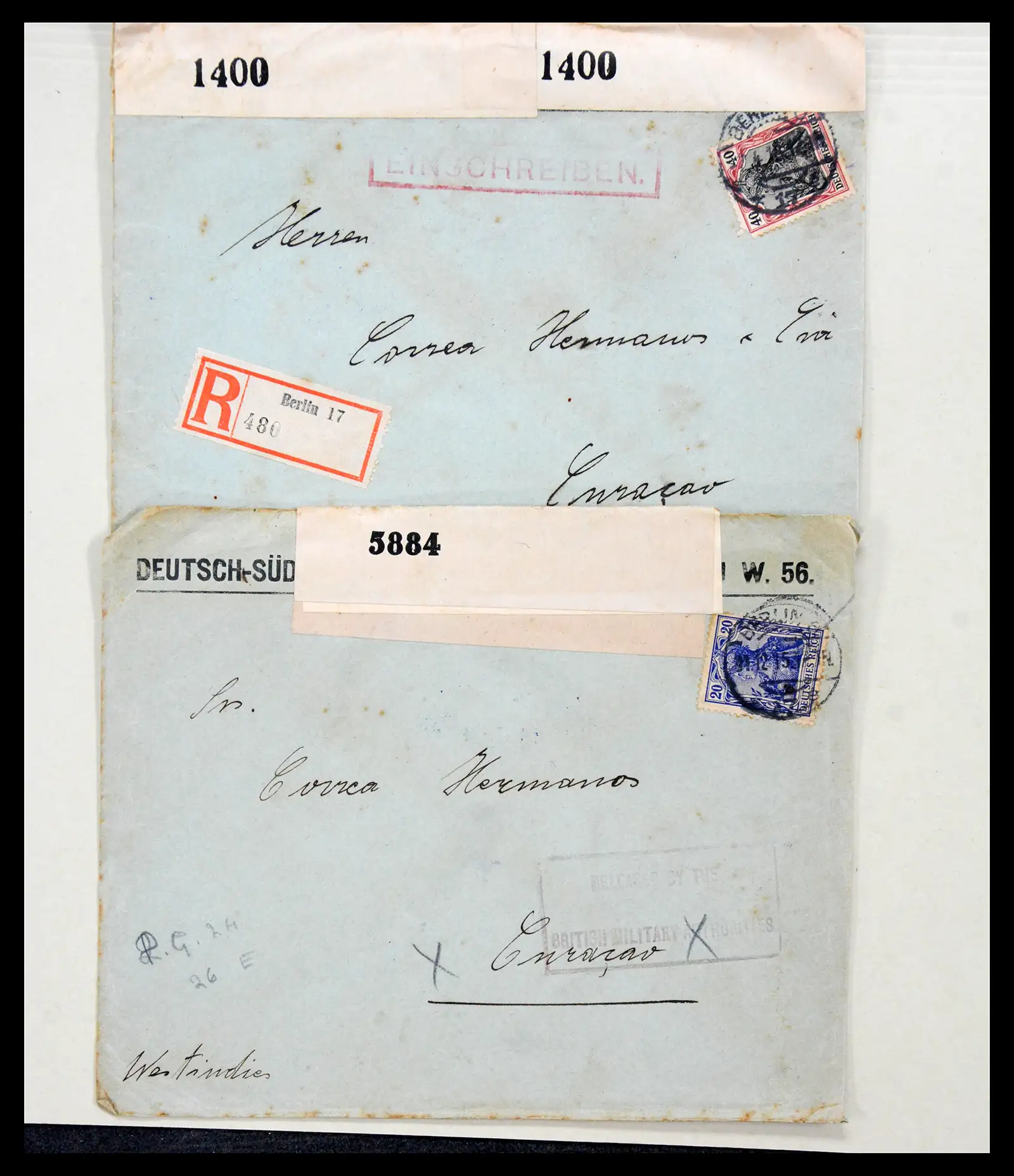 40859 0053 - Stamp collection 40859 Germany covers 1890-1960.