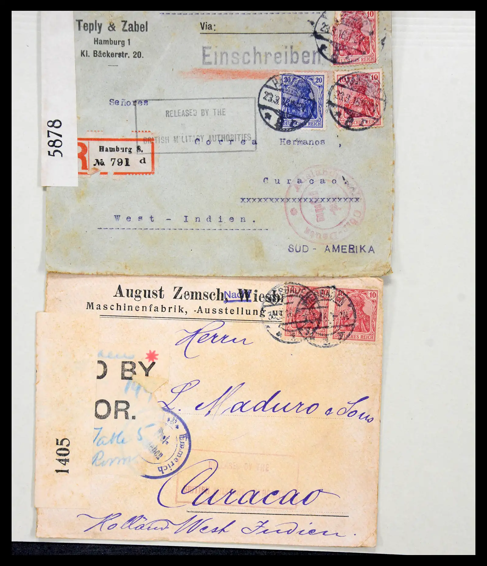40859 0054 - Stamp collection 40859 Germany covers 1890-1960.