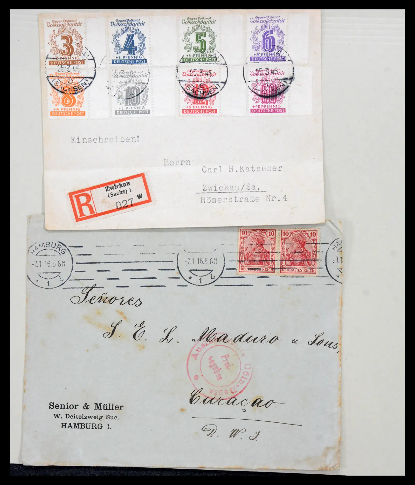 40859 0055 - Stamp collection 40859 Germany covers 1890-1960.