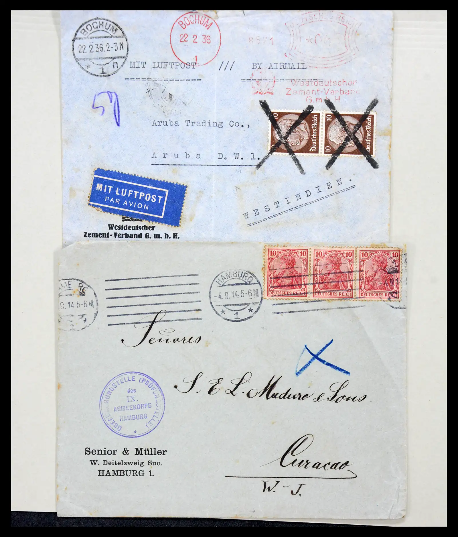 40859 0057 - Stamp collection 40859 Germany covers 1890-1960.