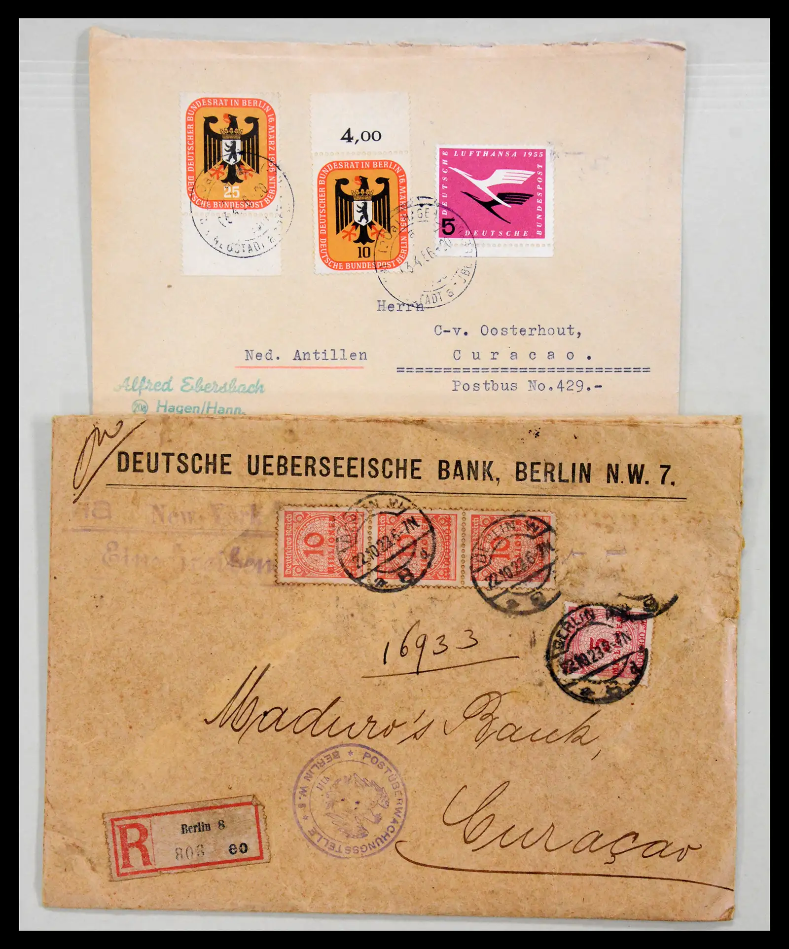 40859 0068 - Stamp collection 40859 Germany covers 1890-1960.