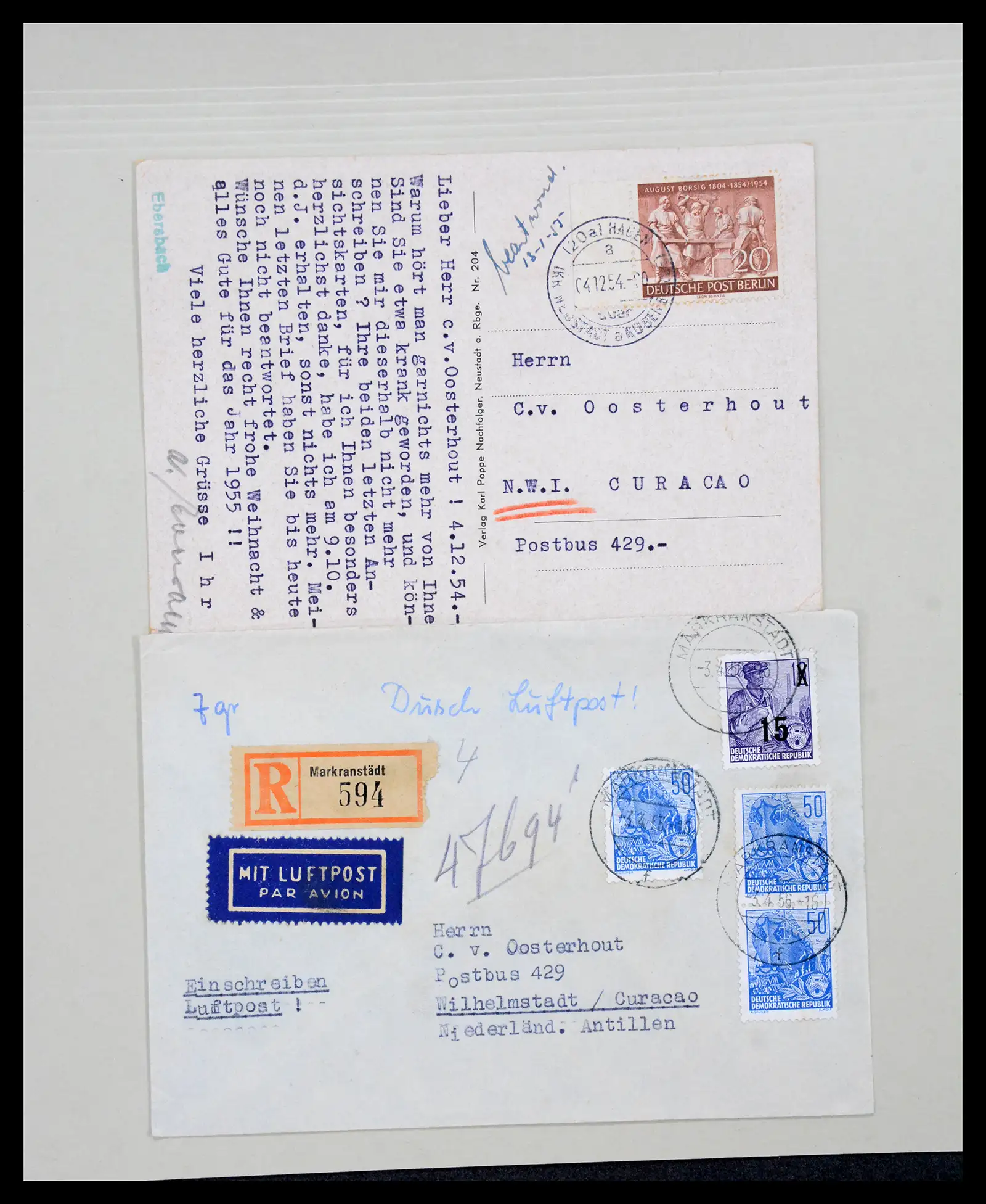 40859 0075 - Stamp collection 40859 Germany covers 1890-1960.