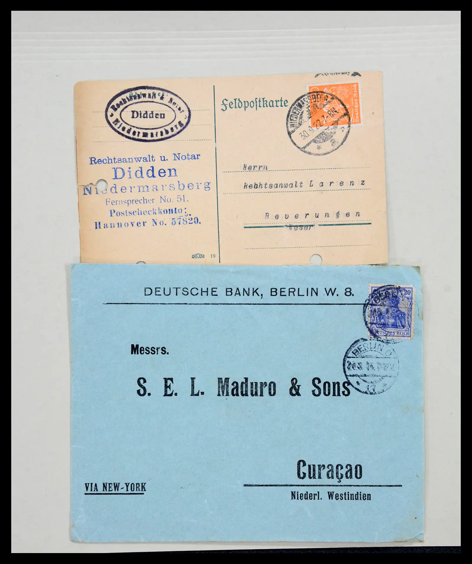 40859 0080 - Stamp collection 40859 Germany covers 1890-1960.