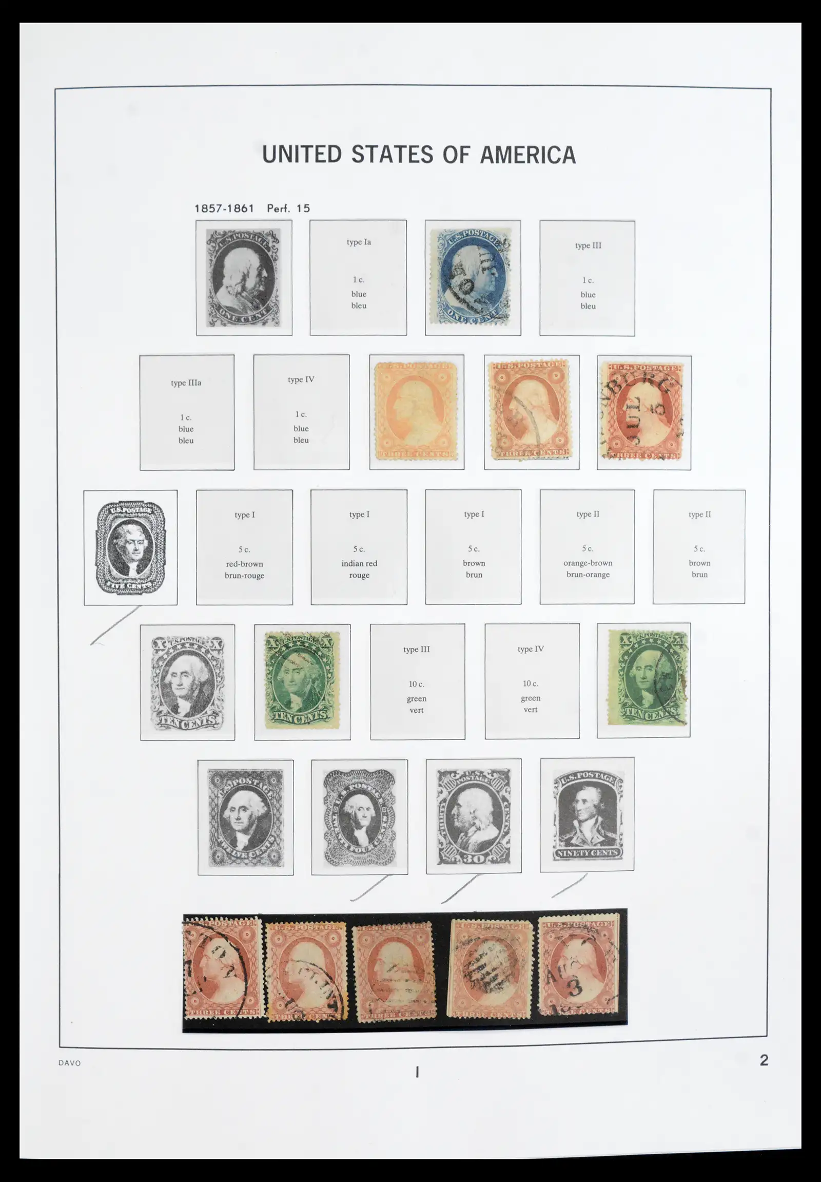 40903 0002 - Postzegelverzameling 40903 USA 1851-1992.