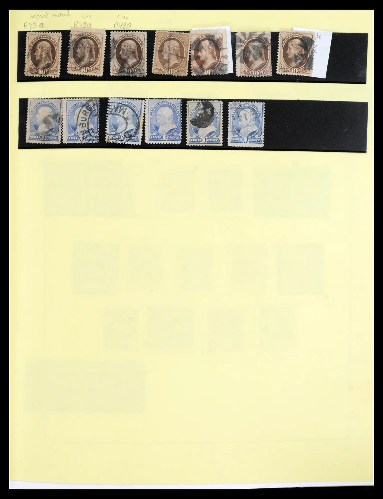 40903 0009 - Postzegelverzameling 40903 USA 1851-1992.