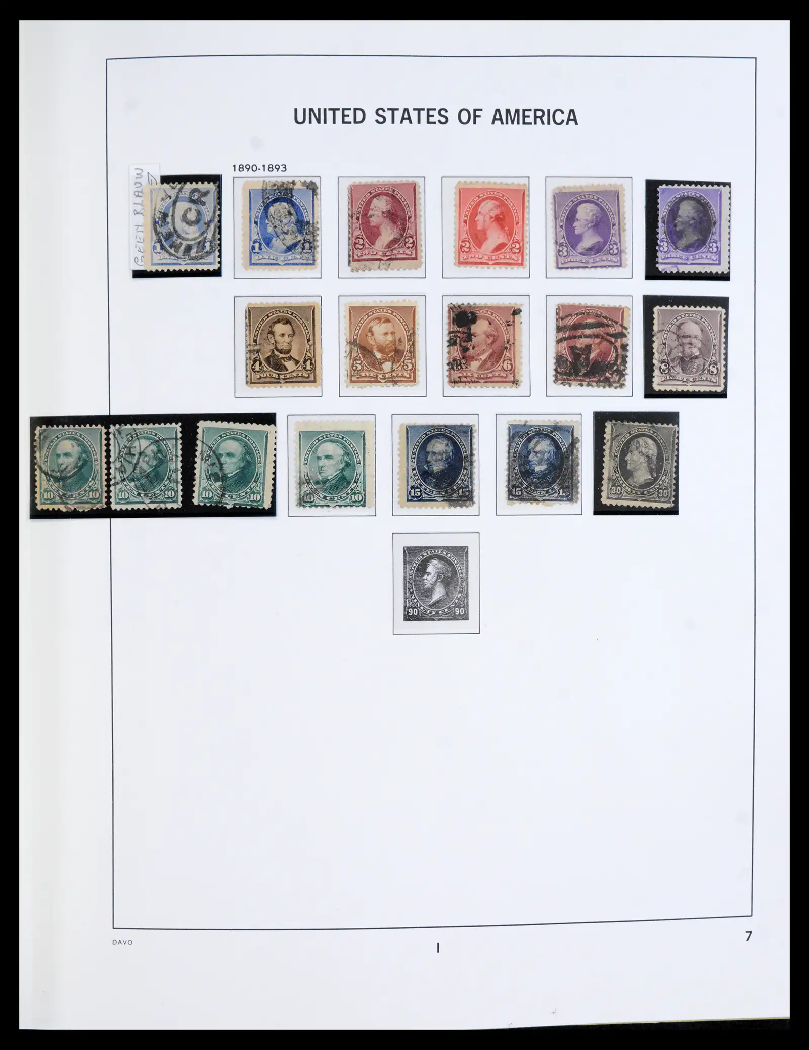 40903 0012 - Postzegelverzameling 40903 USA 1851-1992.