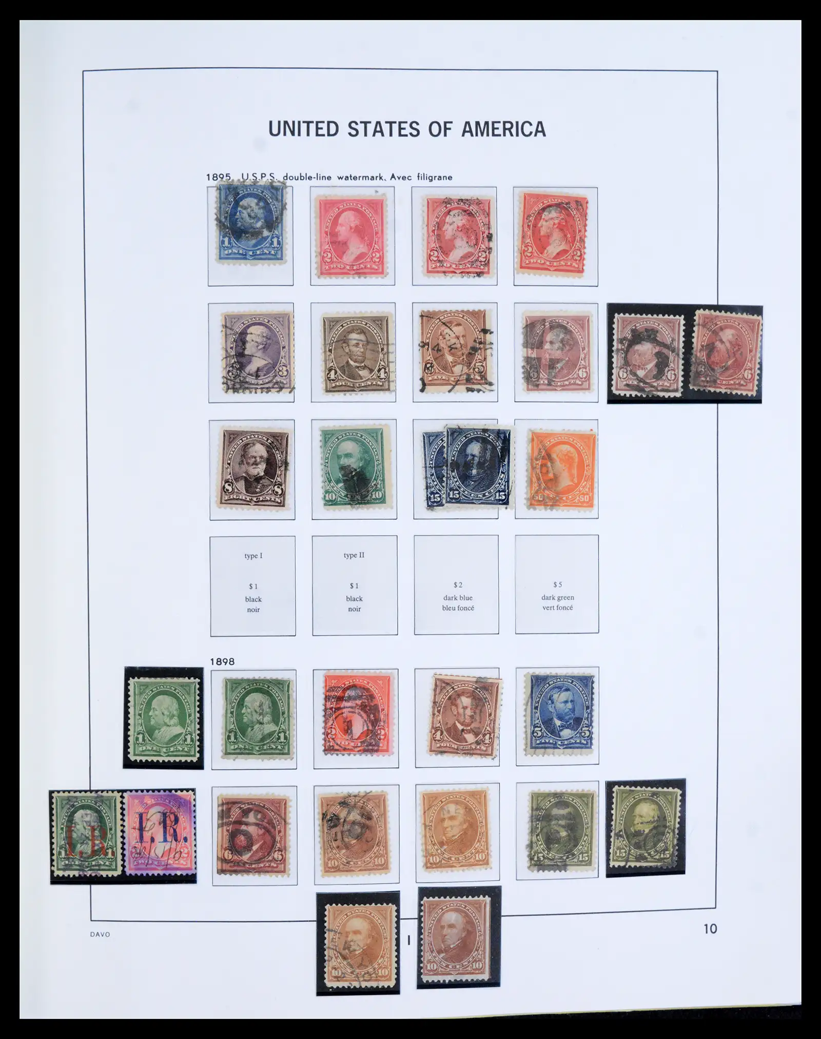 40903 0019 - Postzegelverzameling 40903 USA 1851-1992.