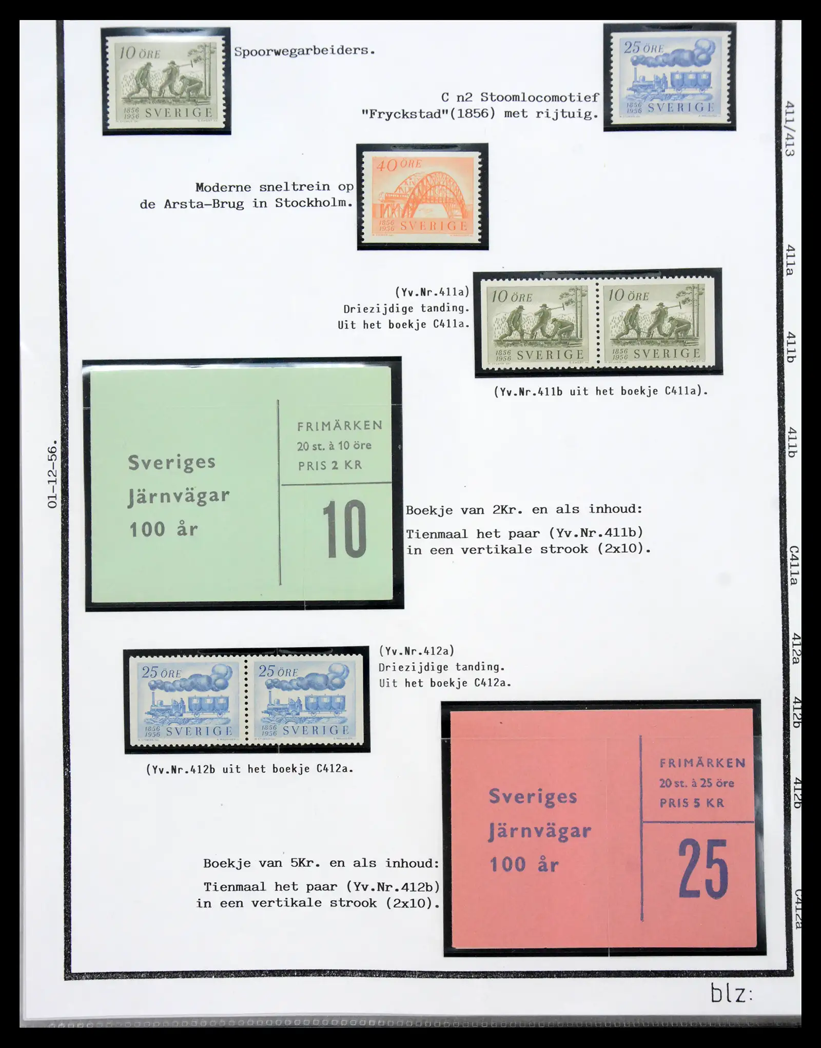 40904 0037 - Stamp collection 40904 Sweden specialised 1940-2001.