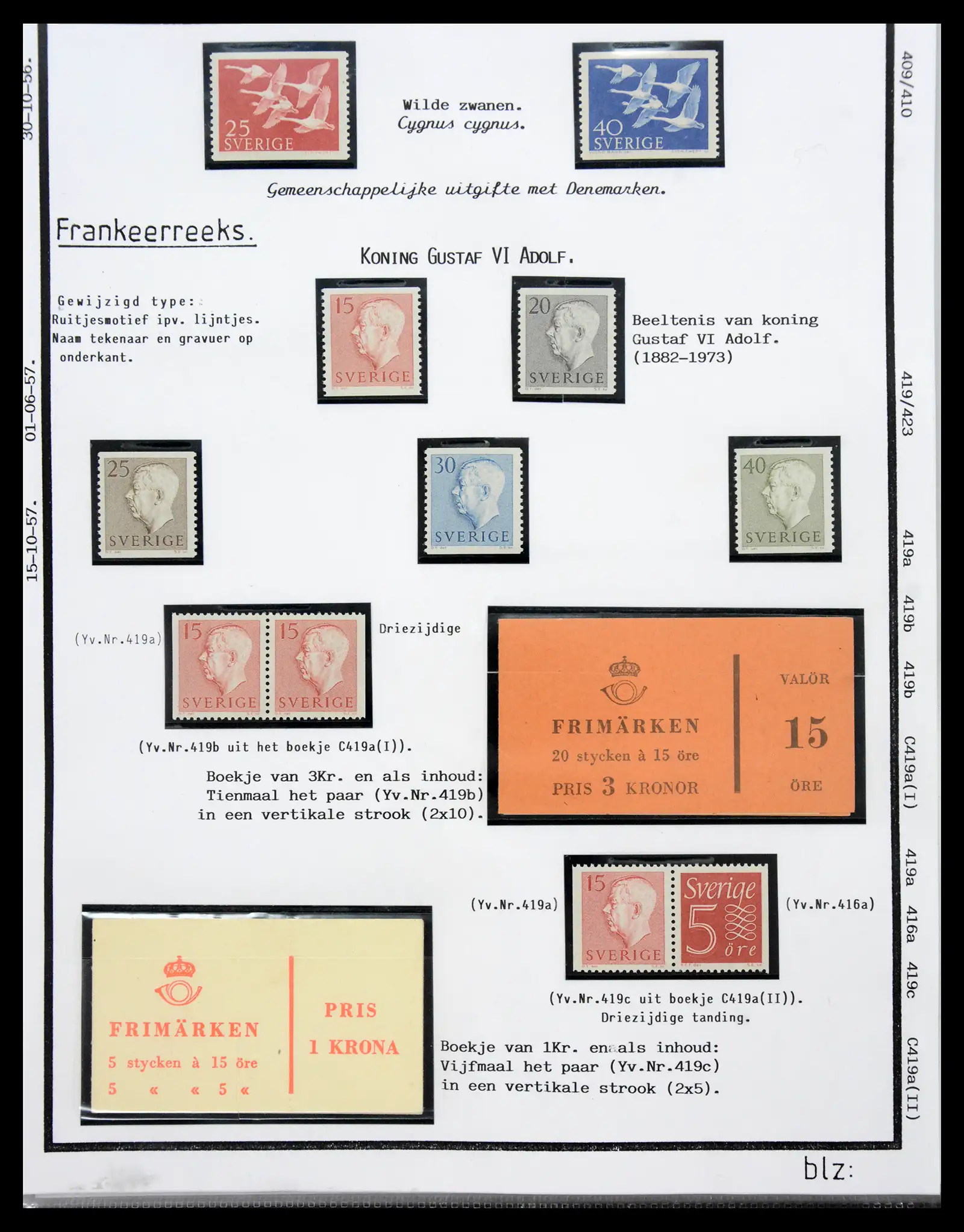 40904 0038 - Stamp collection 40904 Sweden specialised 1940-2001.