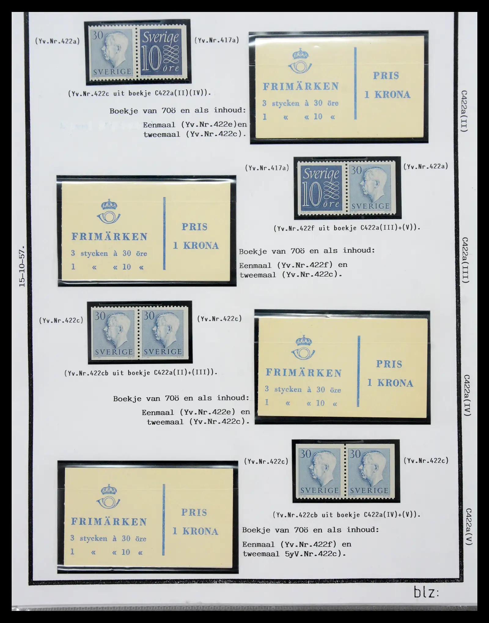 40904 0040 - Stamp collection 40904 Sweden specialised 1940-2001.