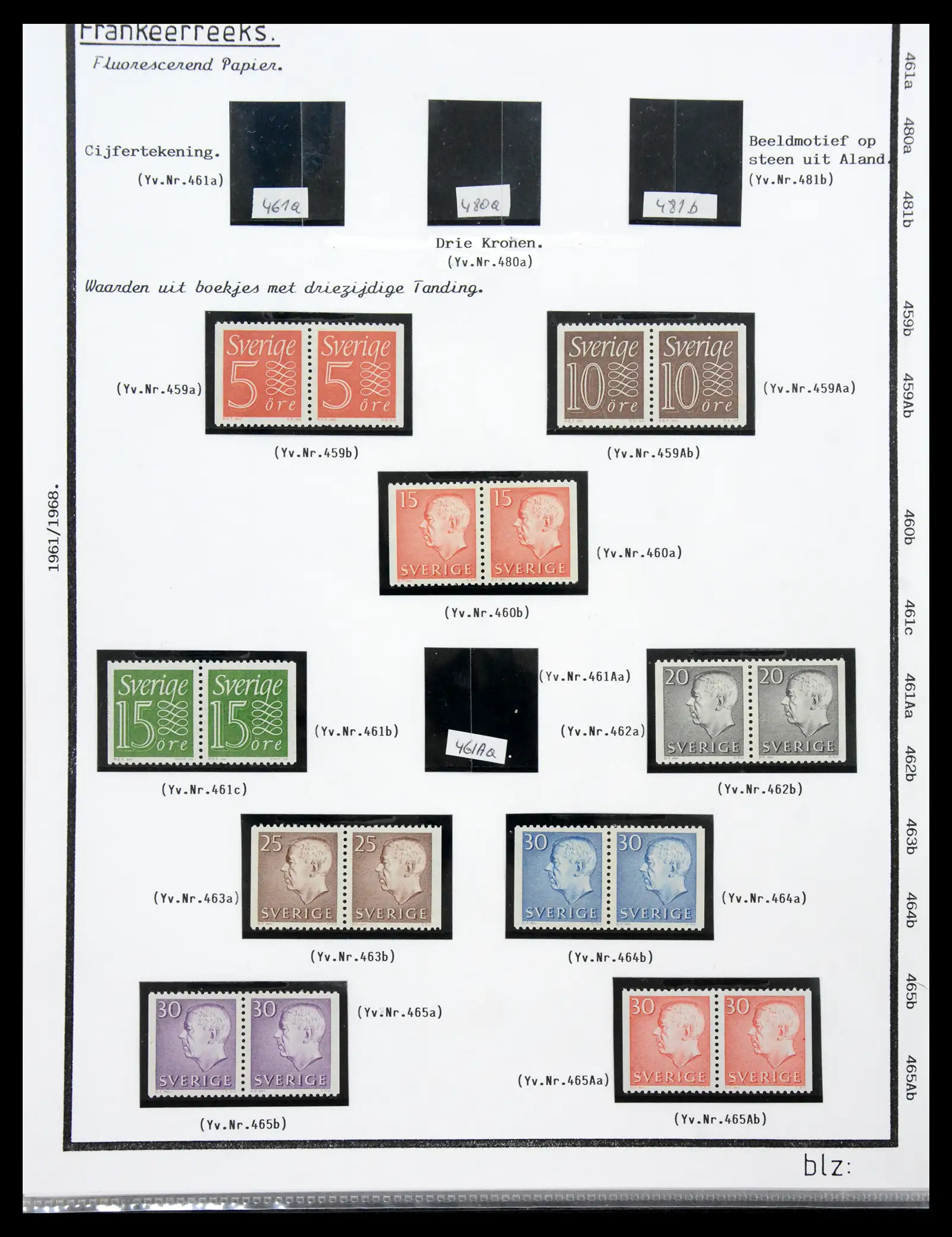 40904 0054 - Stamp collection 40904 Sweden specialised 1940-2001.