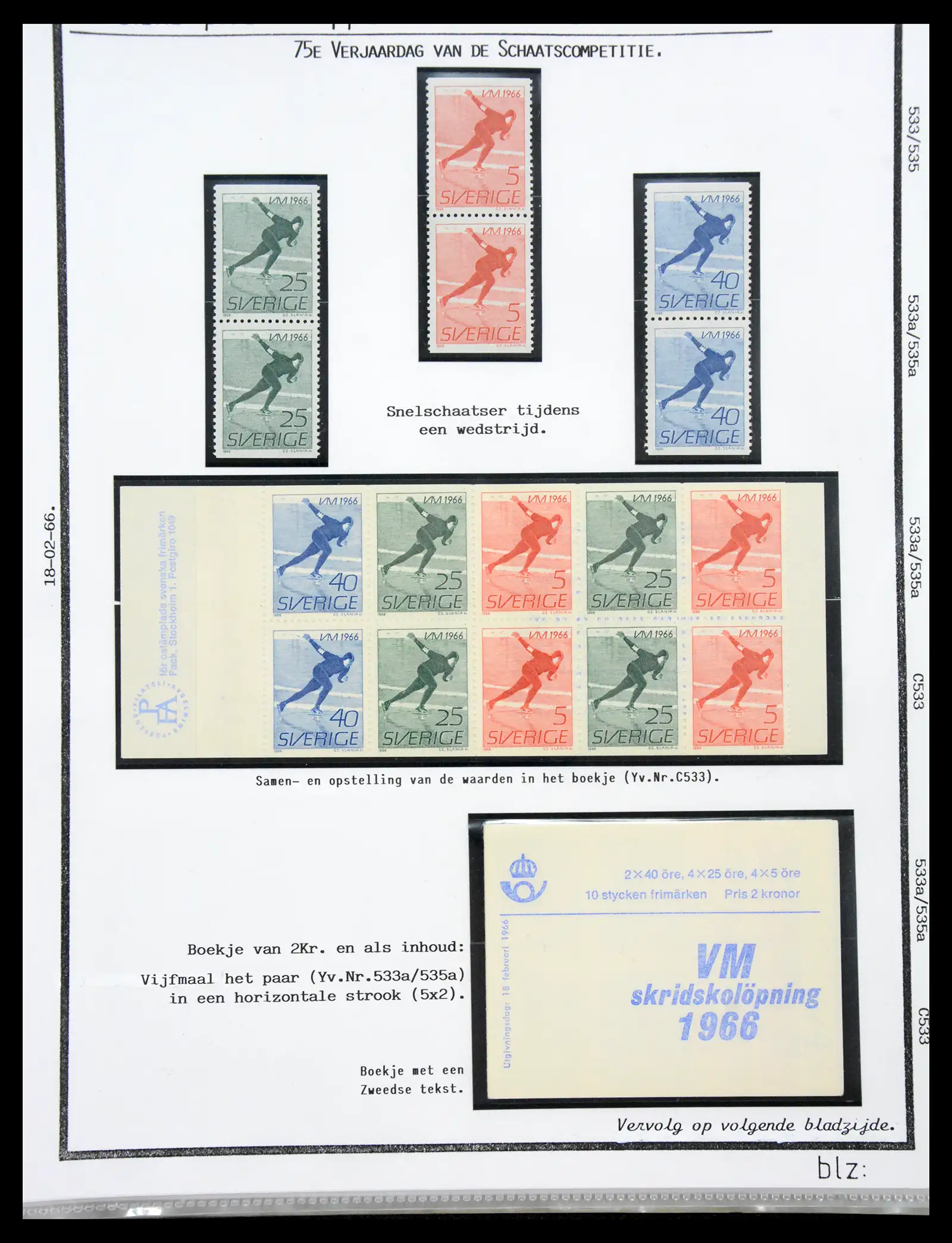 40904 0081 - Stamp collection 40904 Sweden specialised 1940-2001.