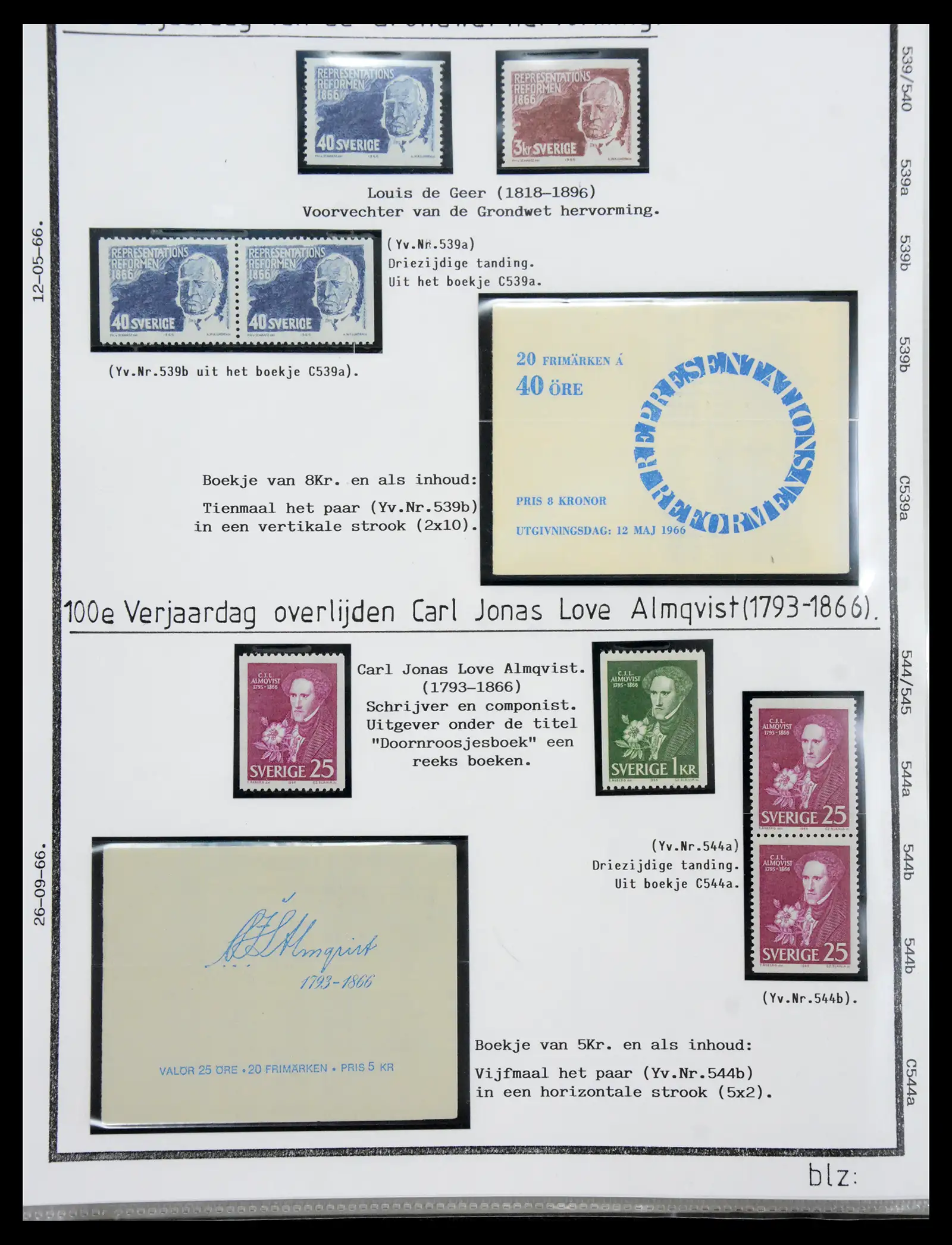 40904 0084 - Stamp collection 40904 Sweden specialised 1940-2001.