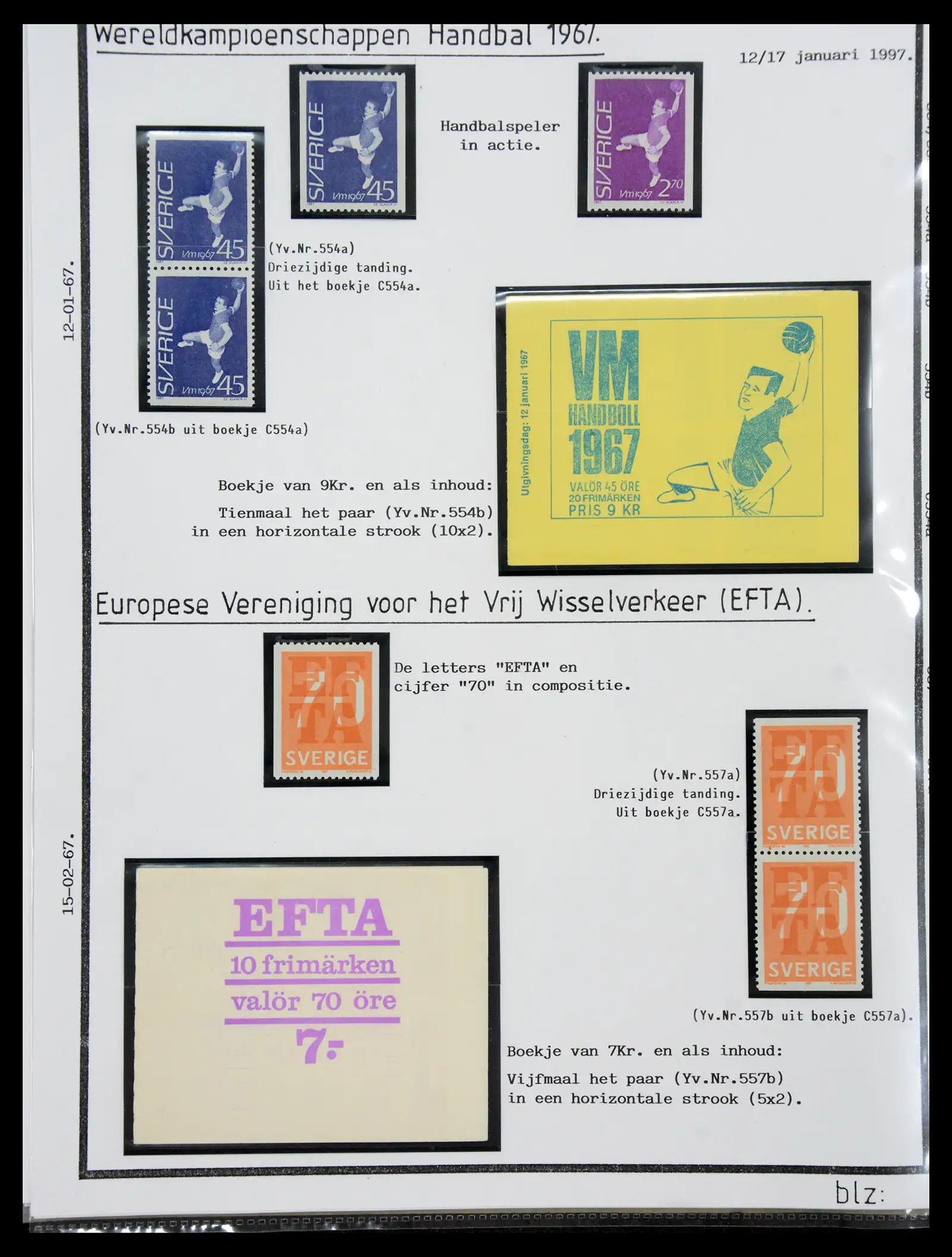 40904 0088 - Stamp collection 40904 Sweden specialised 1940-2001.