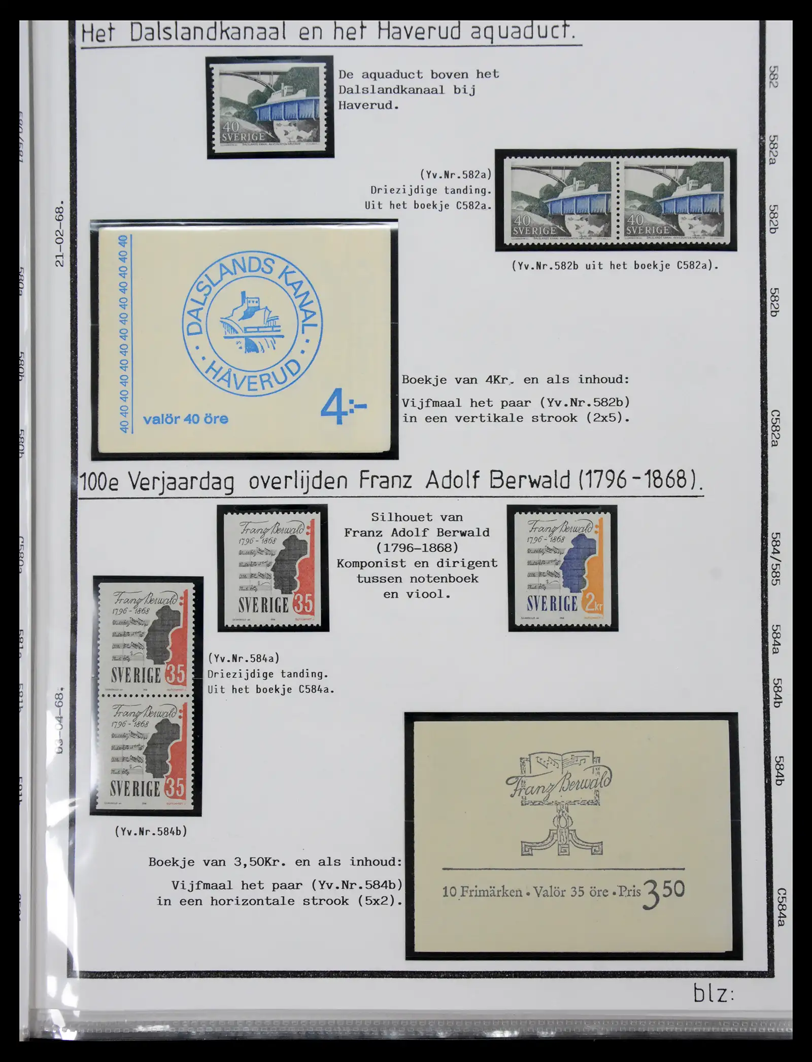 40904 0100 - Stamp collection 40904 Sweden specialised 1940-2001.