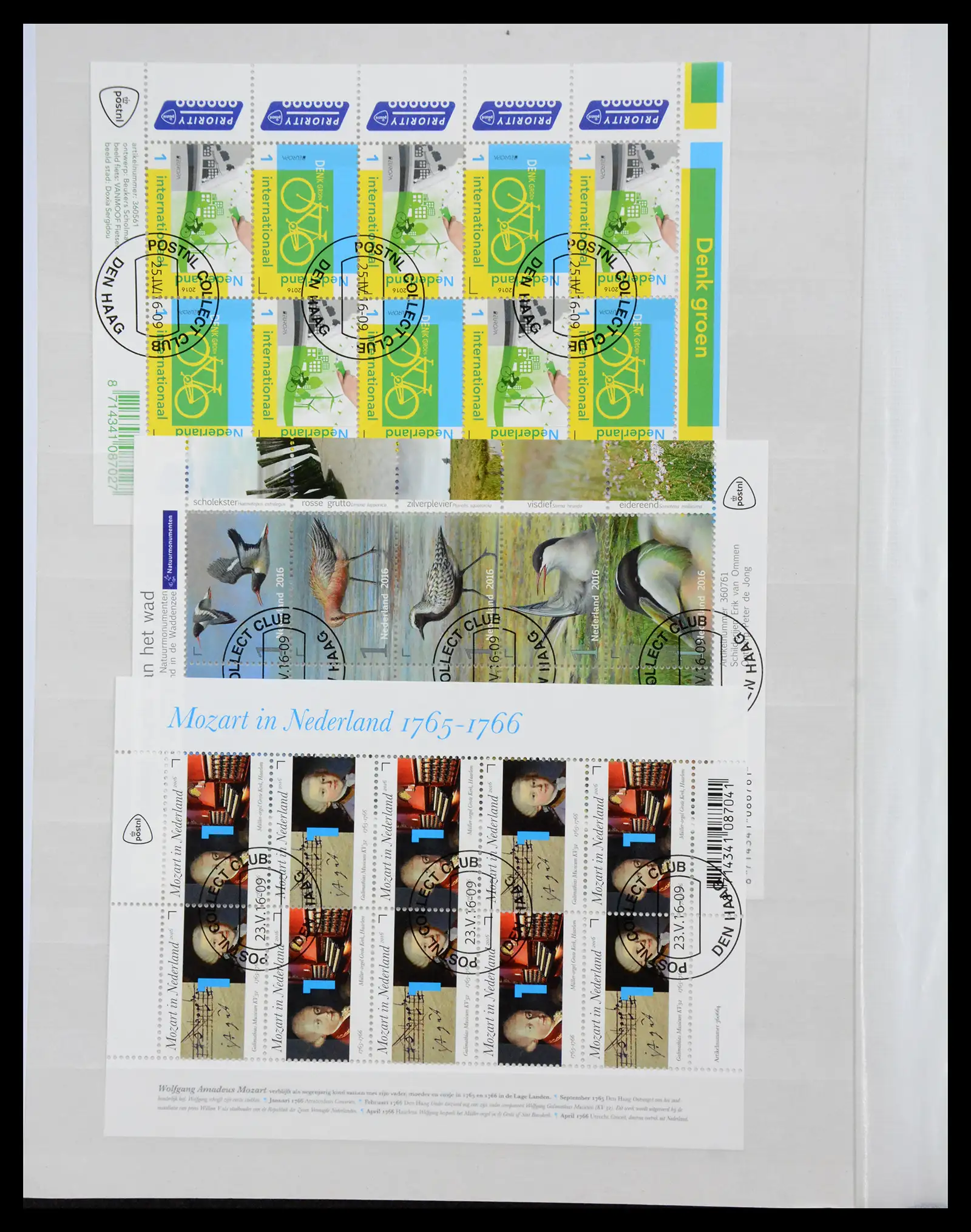 40922 0034 - Stamp collection 40922 Netherlands sheetlets 2010-2018.