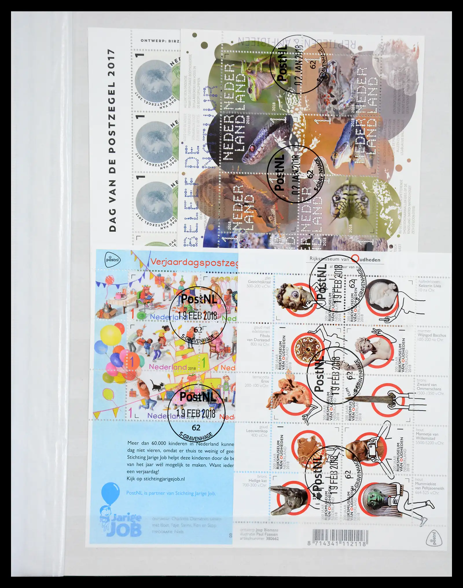 40922 0041 - Stamp collection 40922 Netherlands sheetlets 2010-2018.