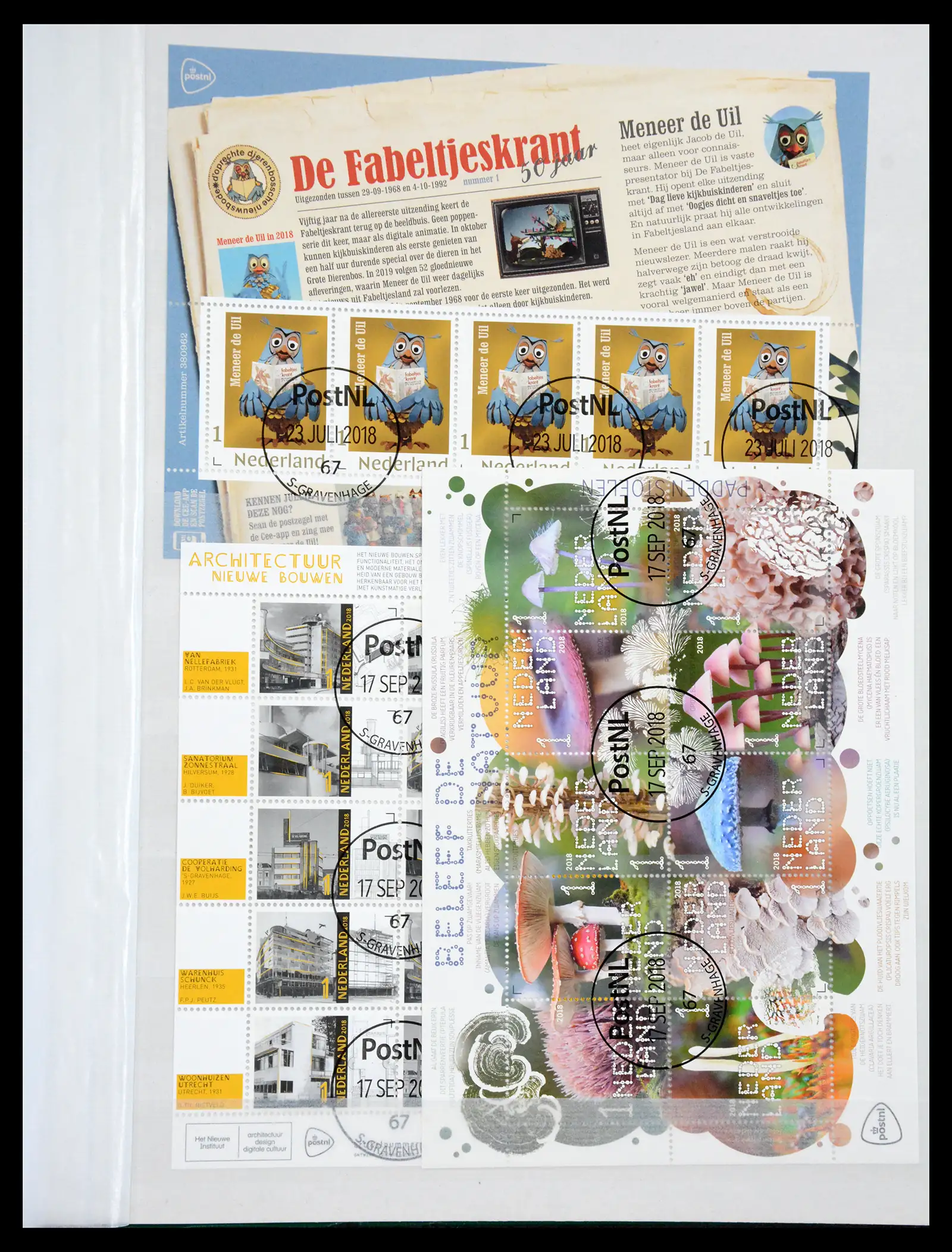 40922 0045 - Stamp collection 40922 Netherlands sheetlets 2010-2018.