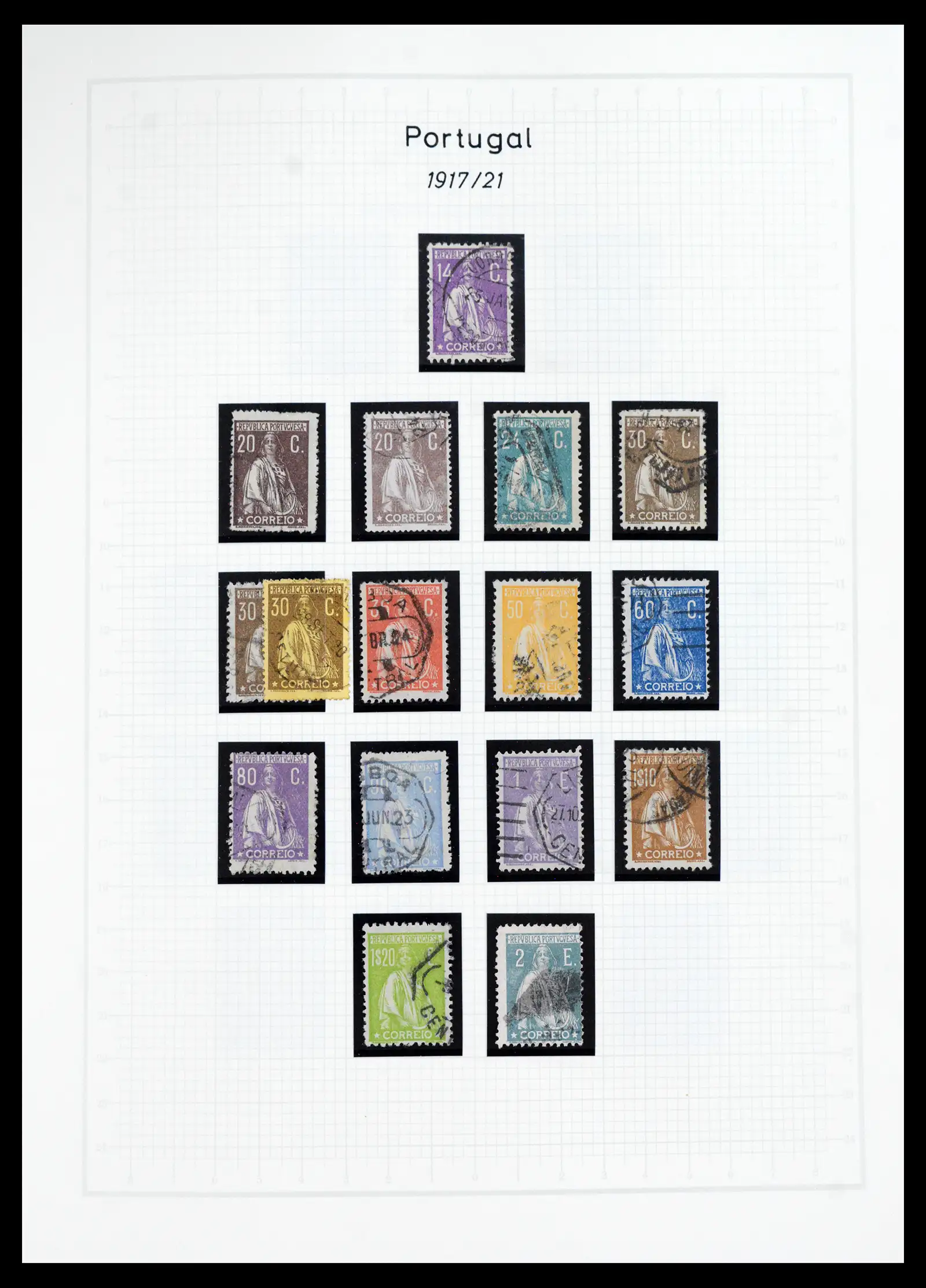 40950 0023 - Postzegelverzameling 40950 Portugal compleet 1853-2002.