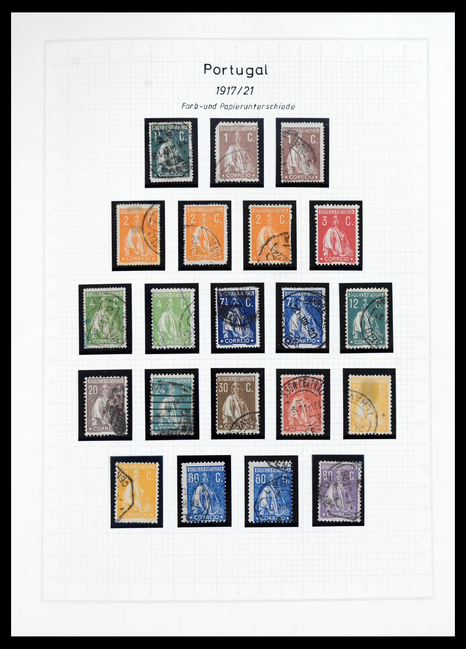 40950 0024 - Postzegelverzameling 40950 Portugal compleet 1853-2002.