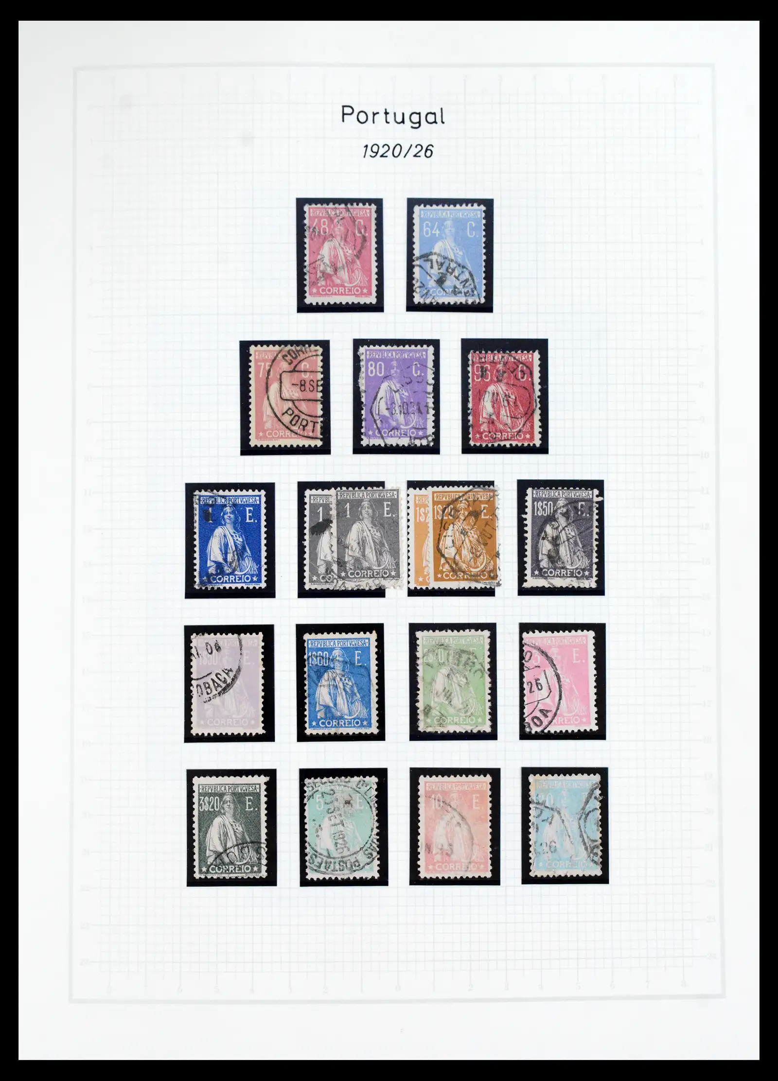 40950 0026 - Postzegelverzameling 40950 Portugal compleet 1853-2002.