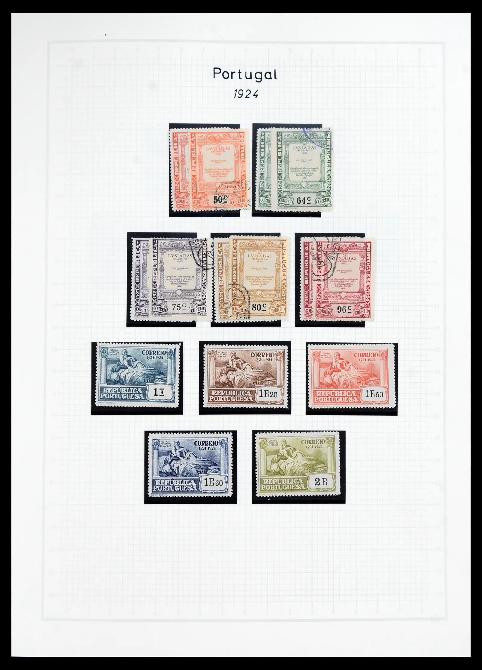 40950 0028 - Postzegelverzameling 40950 Portugal compleet 1853-2002.