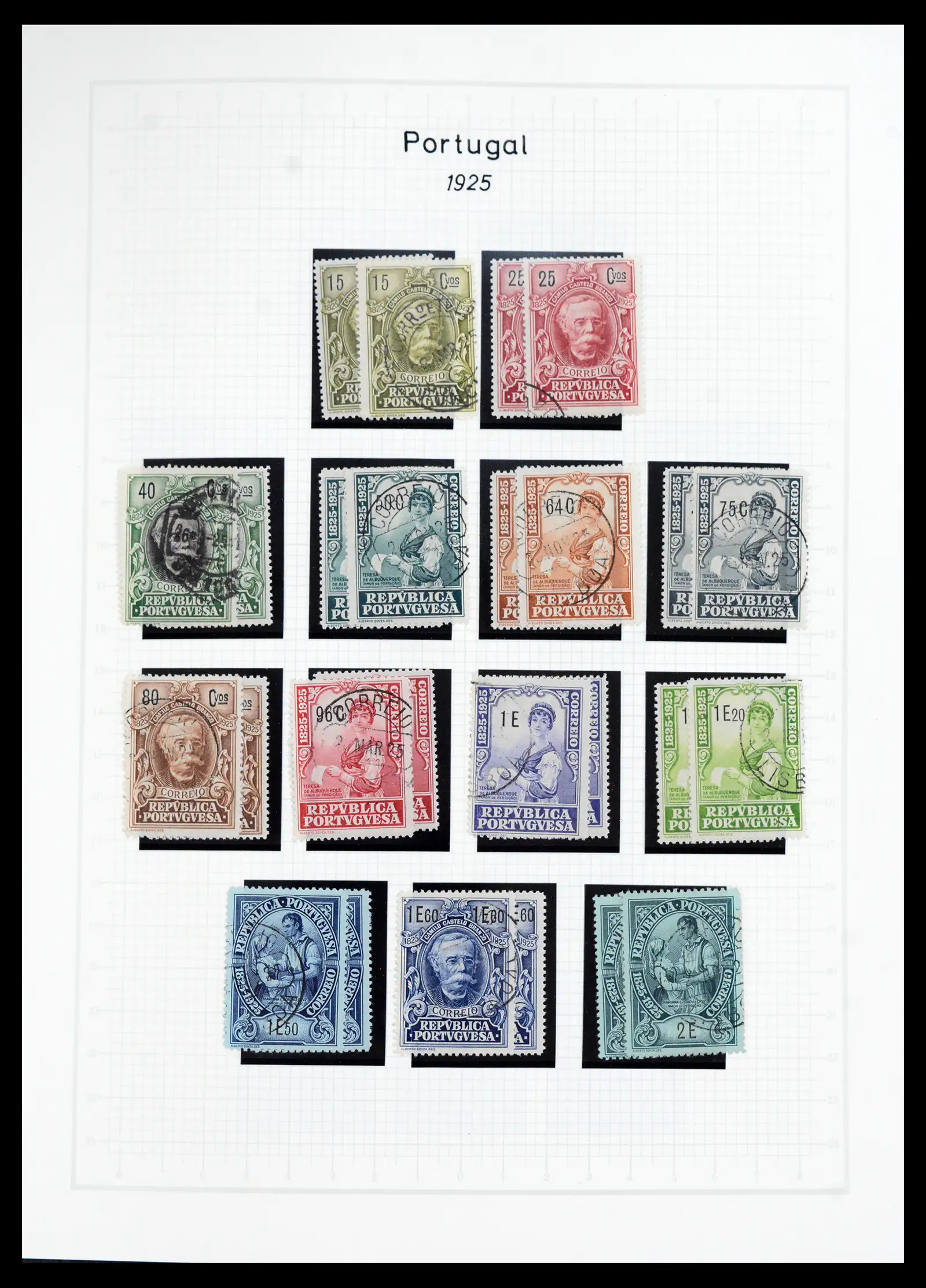 40950 0032 - Postzegelverzameling 40950 Portugal compleet 1853-2002.