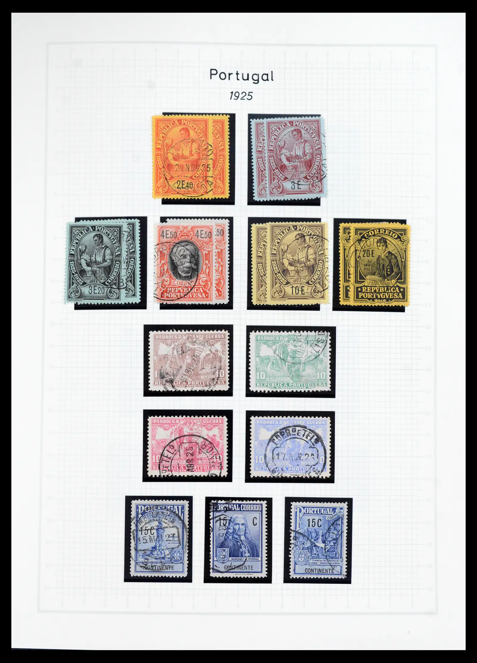 40950 0033 - Postzegelverzameling 40950 Portugal compleet 1853-2002.