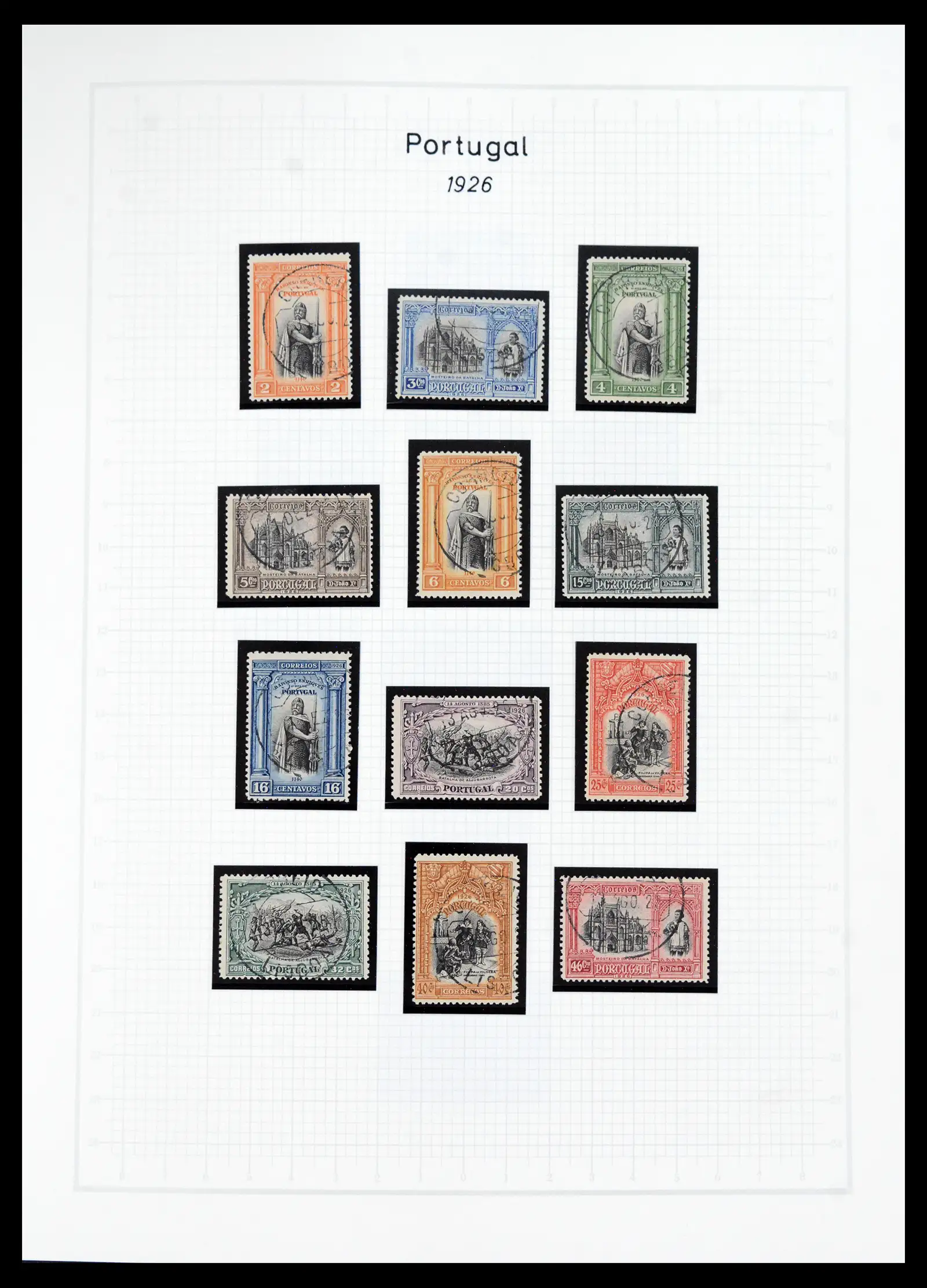 40950 0034 - Postzegelverzameling 40950 Portugal compleet 1853-2002.