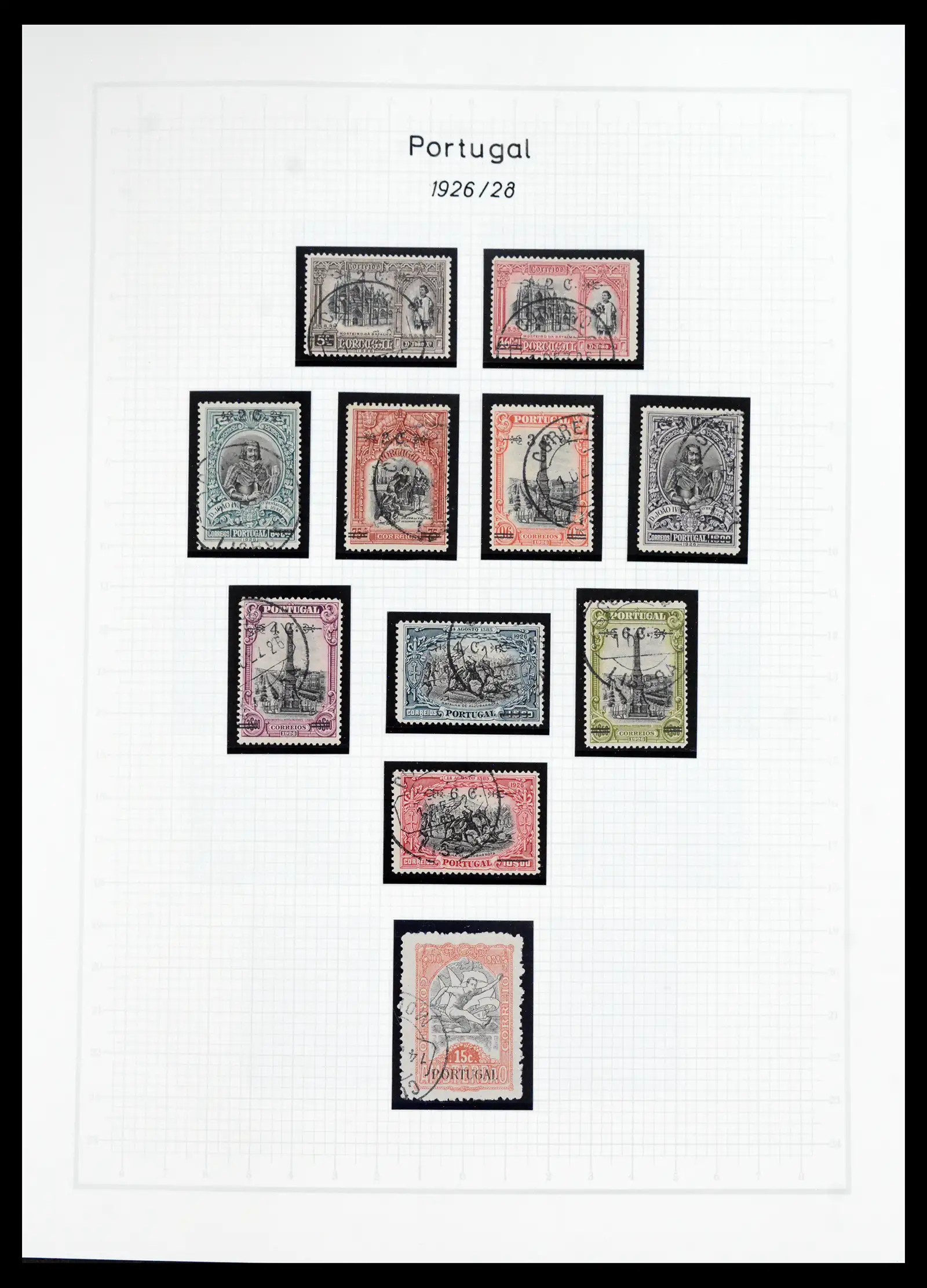40950 0038 - Postzegelverzameling 40950 Portugal compleet 1853-2002.
