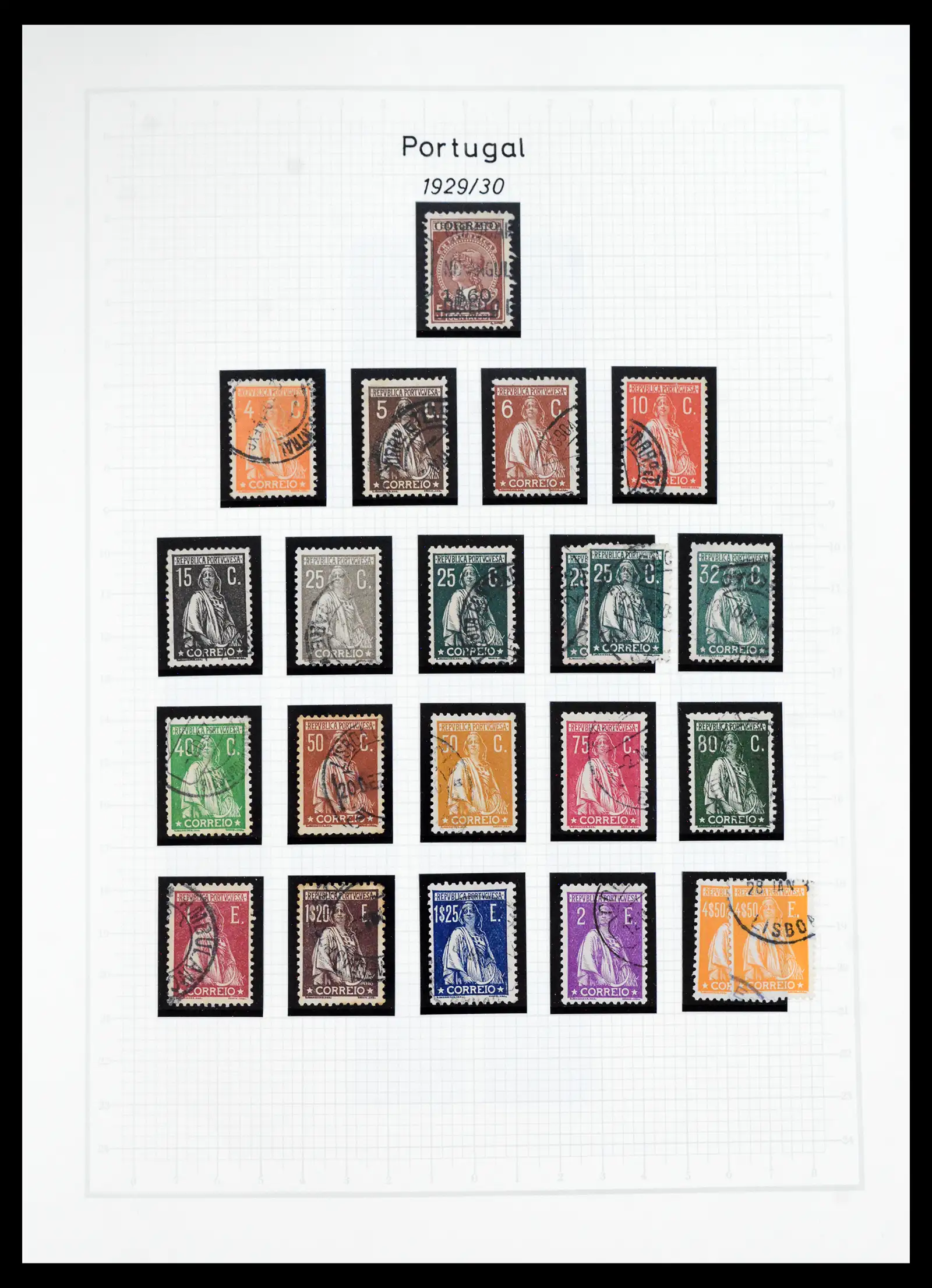 40950 0043 - Postzegelverzameling 40950 Portugal compleet 1853-2002.