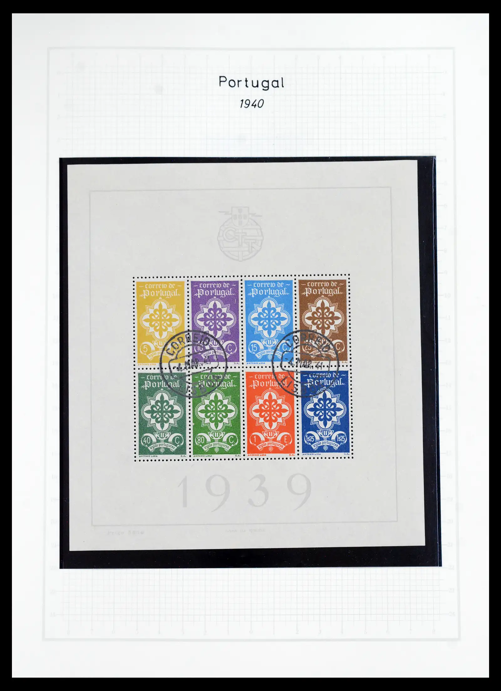 40950 0052 - Postzegelverzameling 40950 Portugal compleet 1853-2002.
