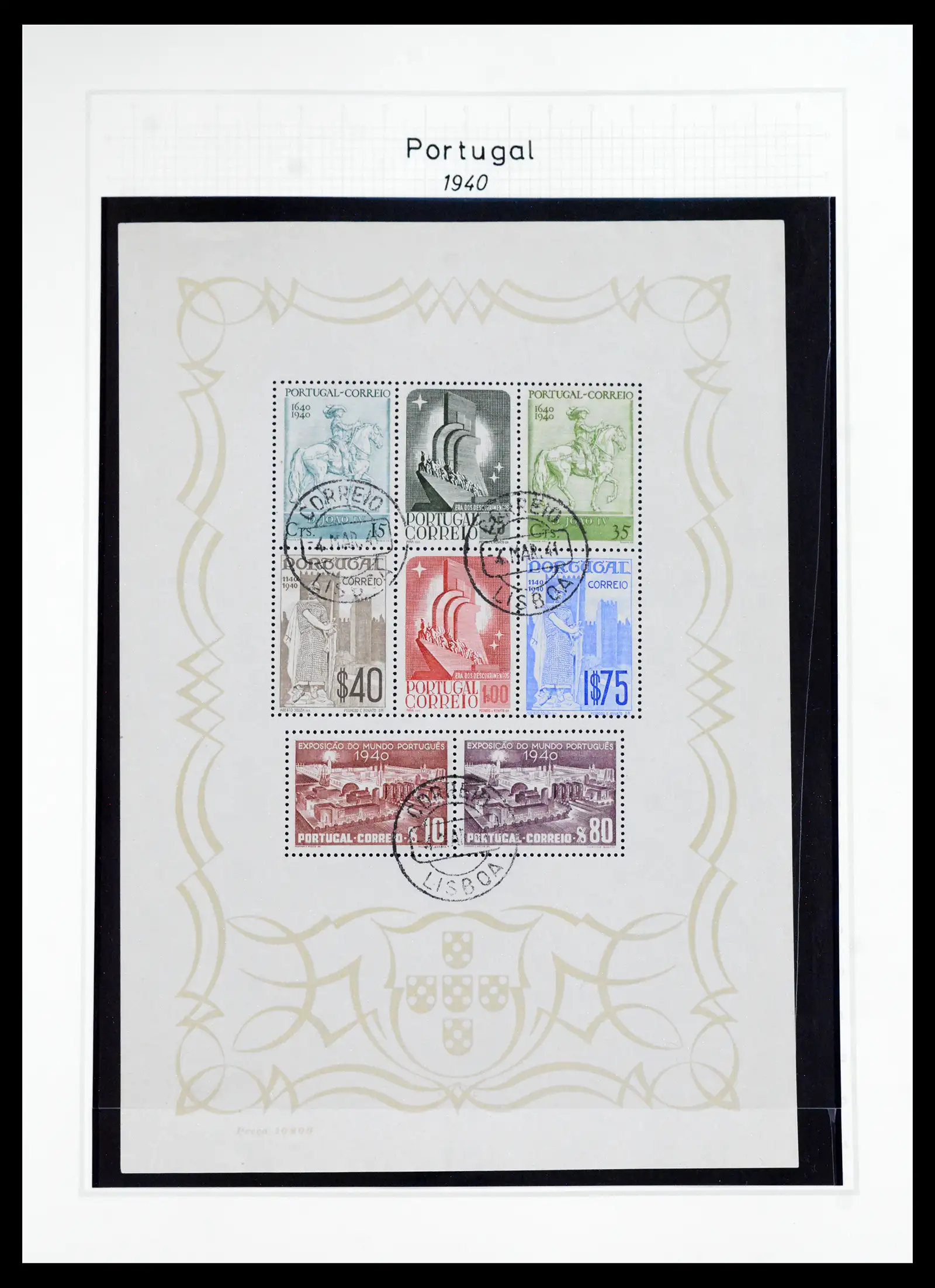 40950 0054 - Postzegelverzameling 40950 Portugal compleet 1853-2002.