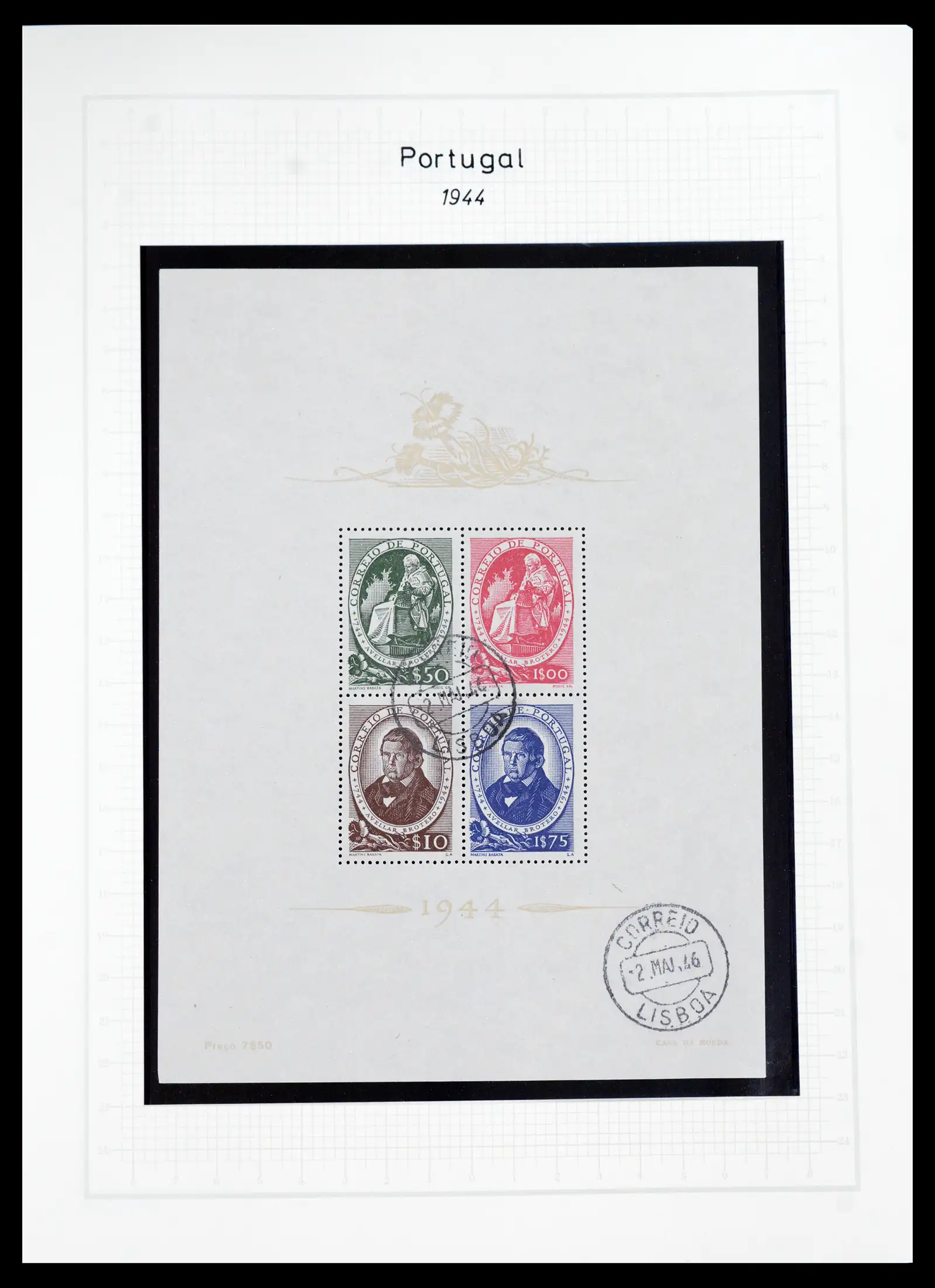 40950 0062 - Postzegelverzameling 40950 Portugal compleet 1853-2002.