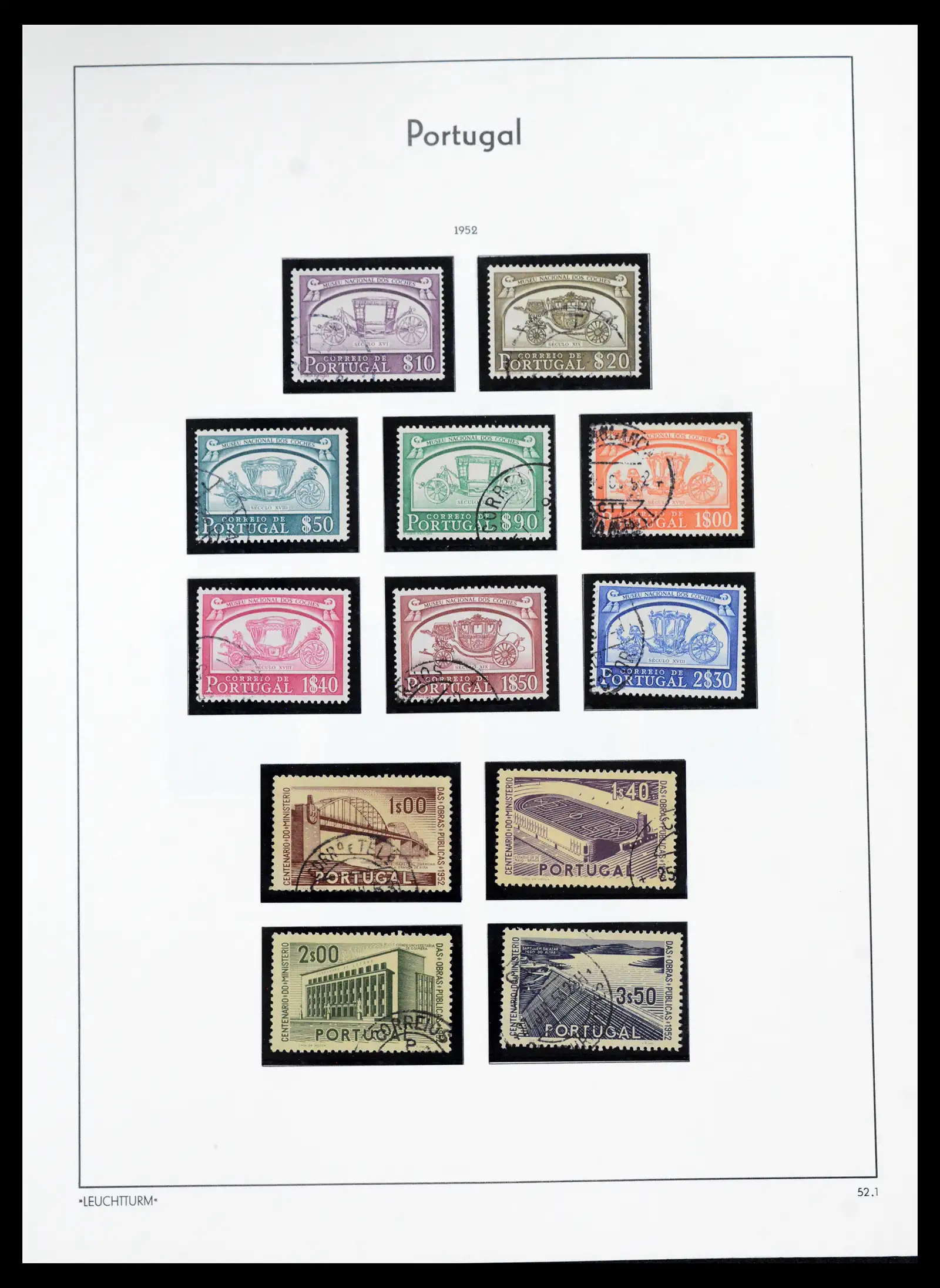 40950 0078 - Postzegelverzameling 40950 Portugal compleet 1853-2002.