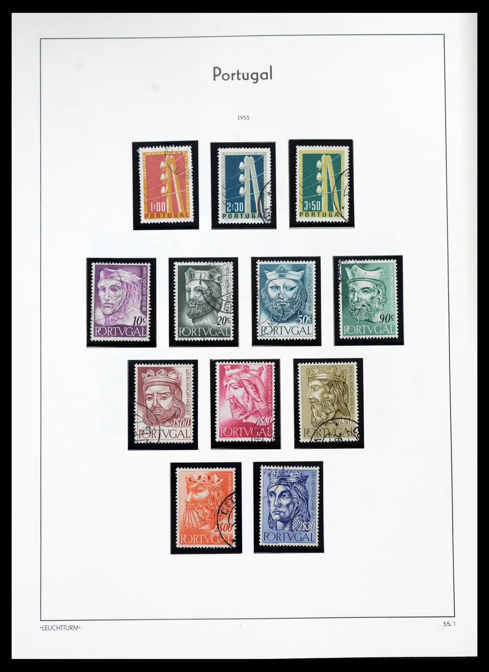 40950 0085 - Postzegelverzameling 40950 Portugal compleet 1853-2002.