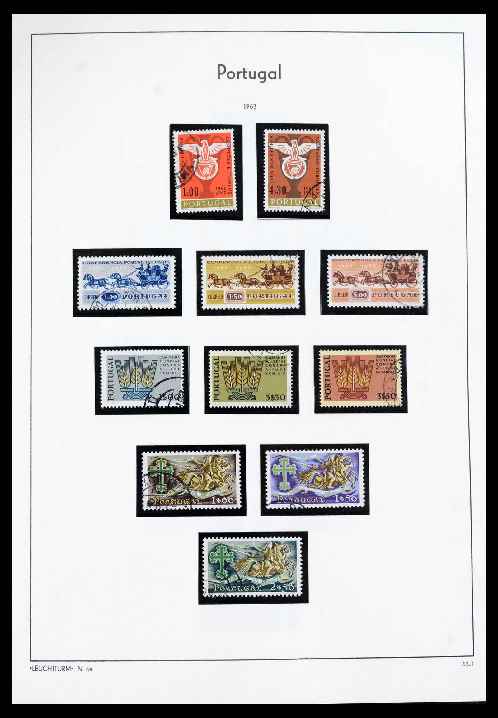 40950 0094 - Postzegelverzameling 40950 Portugal compleet 1853-2002.